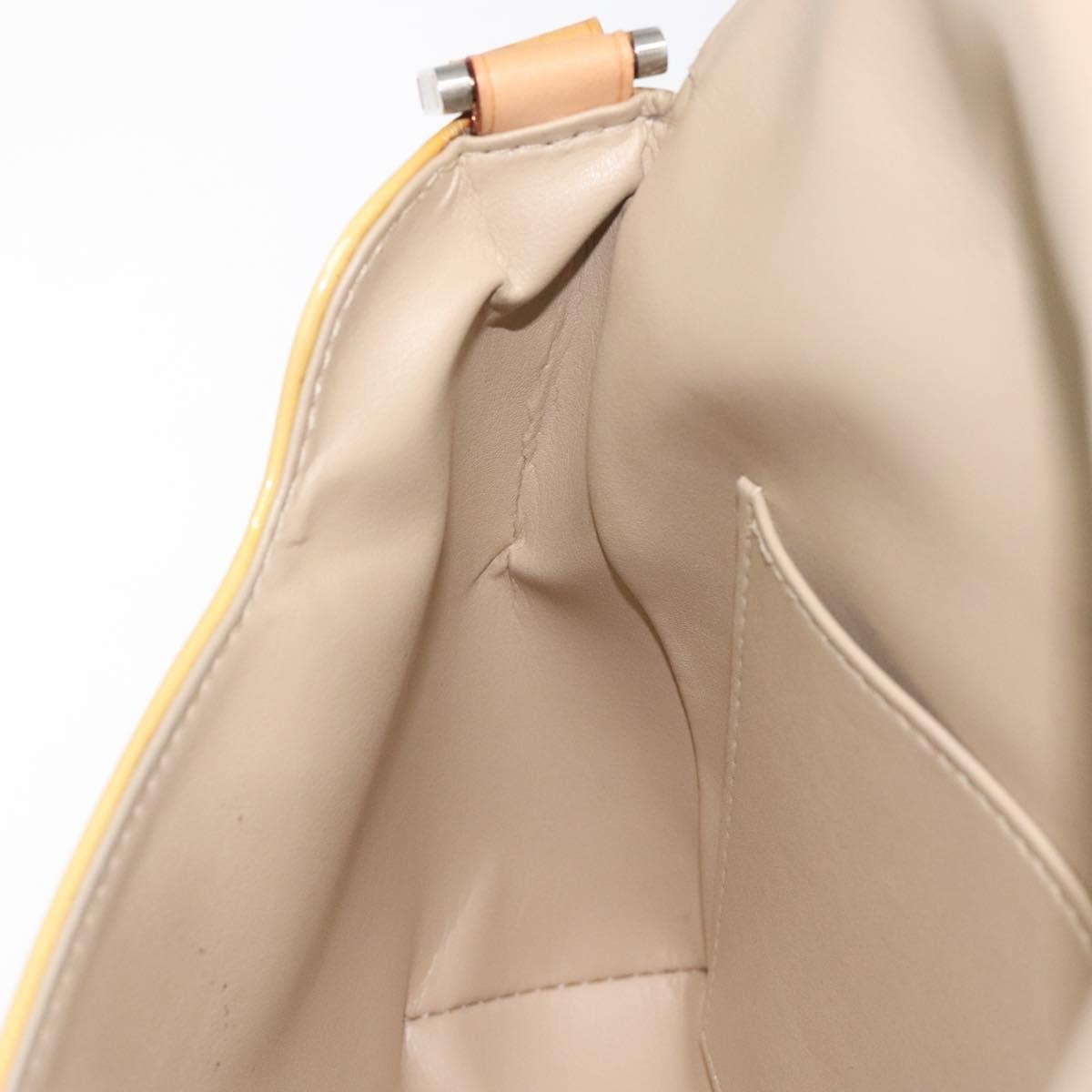 Louis Vuitton Thompson Street Monogram Vernis Beige Patent_Leather Shoulder Bag Bag (Pre-Owned)