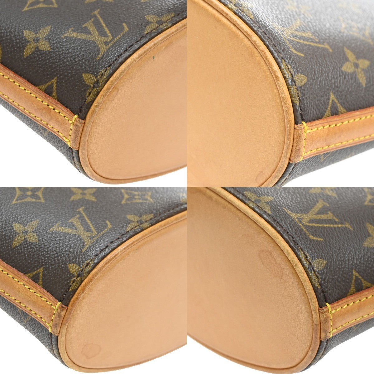 Louis Vuitton Drouot Monogram Canvas Brown Canvas Shoulder Bag Bag (Pre-Owned)