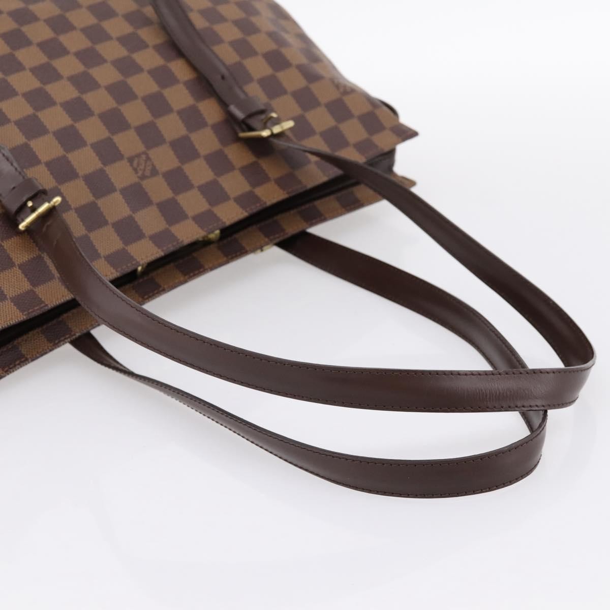 Louis Vuitton Chelsea Damier Brown Canvas Handbag (Pre-Owned)
