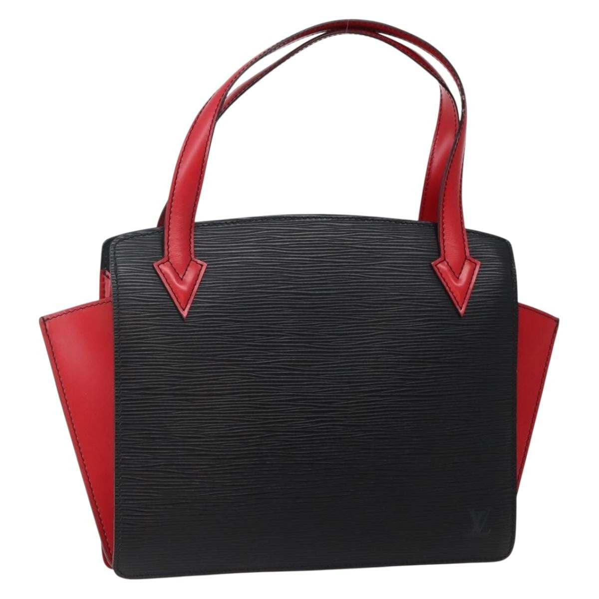 Louis Vuitton Varenne Epi Leather Black Leather Handbag (Pre-Owned)