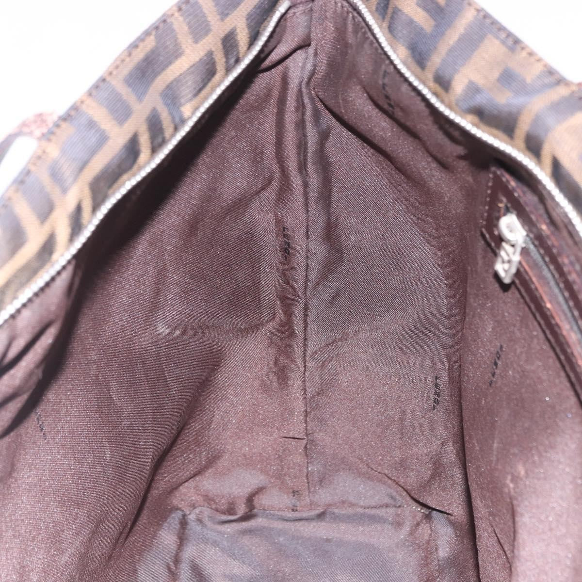 Fendi Zucca Canvas Brown Canvas Tote Bag Bag (Pre-Owned)