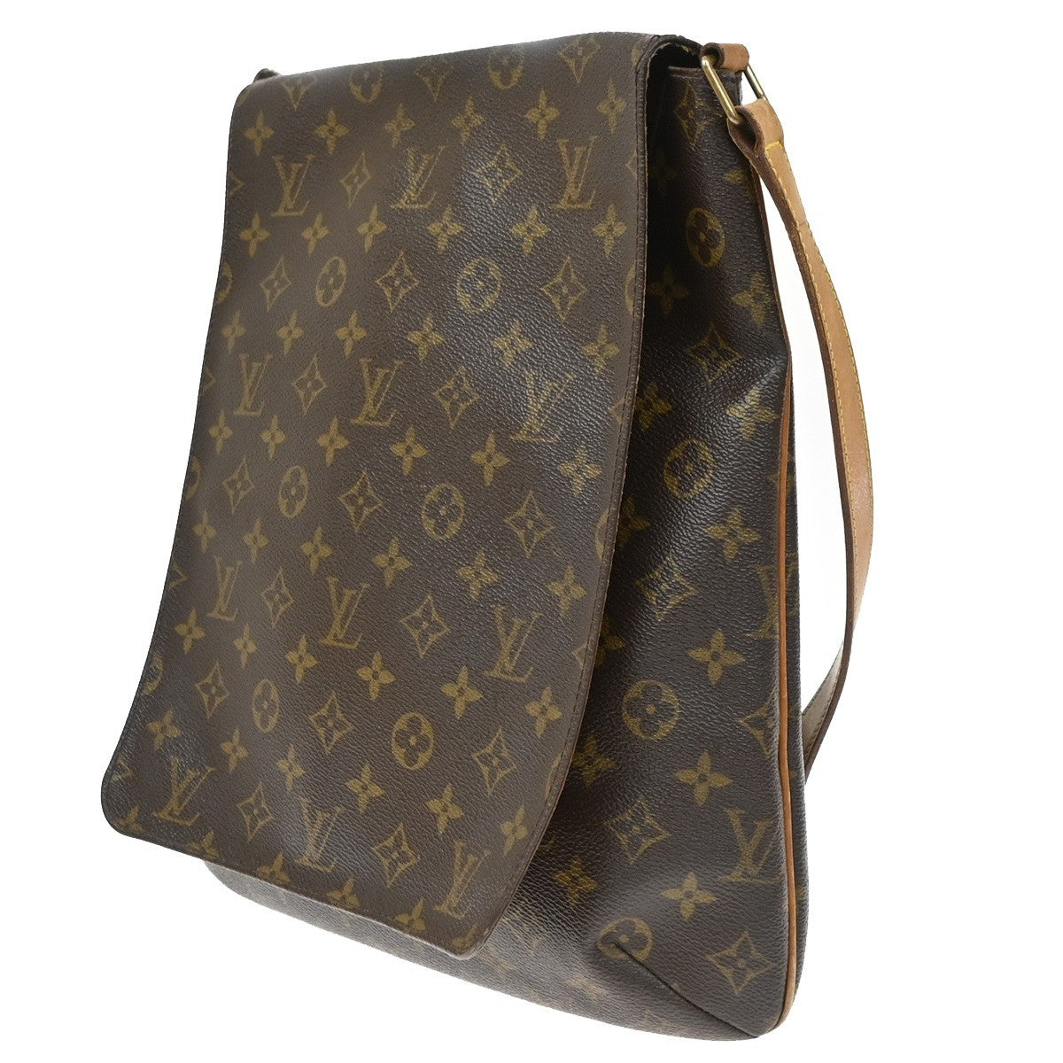 Louis Vuitton Musette Salsa Monogram Canvas Brown Canvas Shoulder Bag Bag (Pre-Owned)