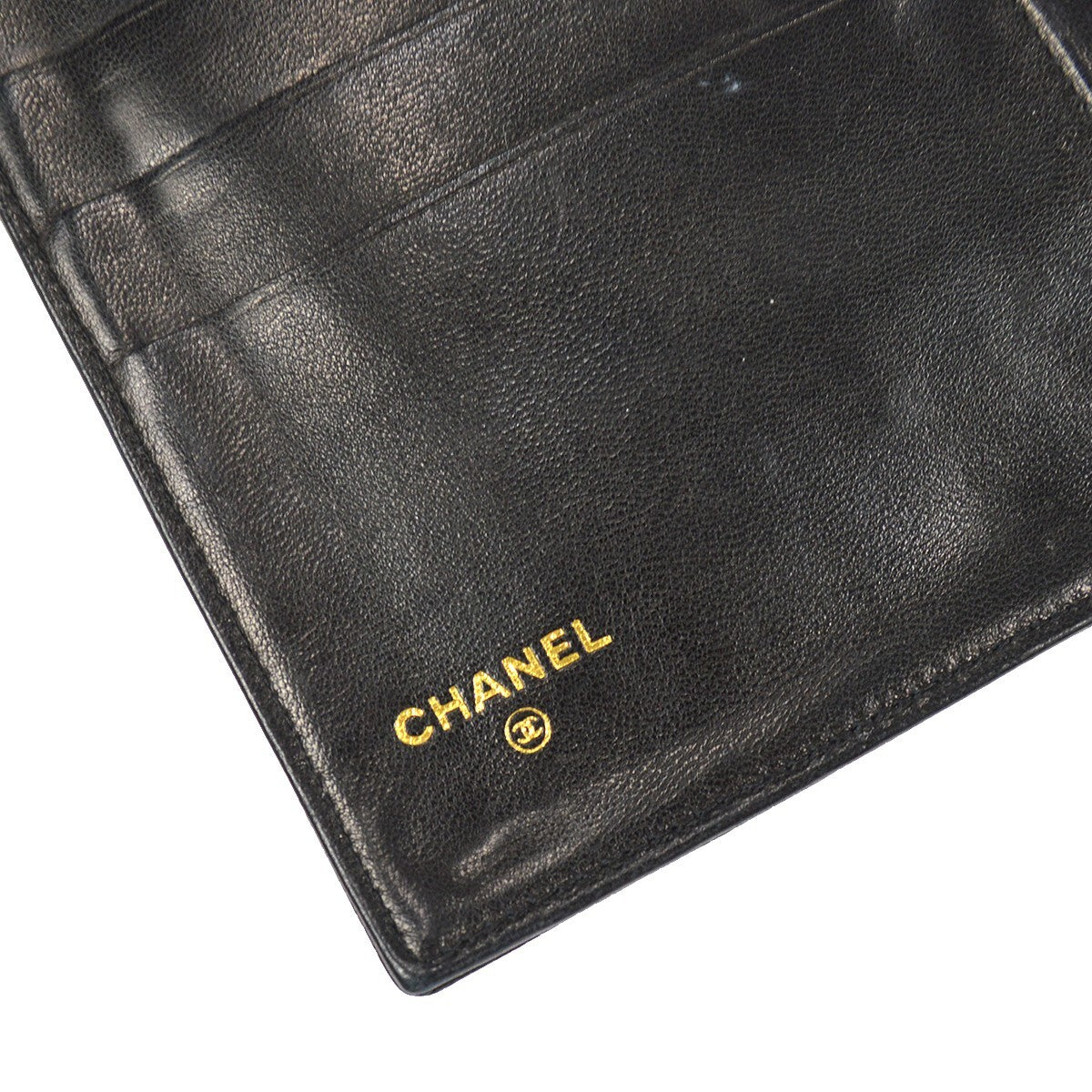 Chanel Timeless Cc French Caviar Black Leather Wallets Accessory (Pre-Owned)
