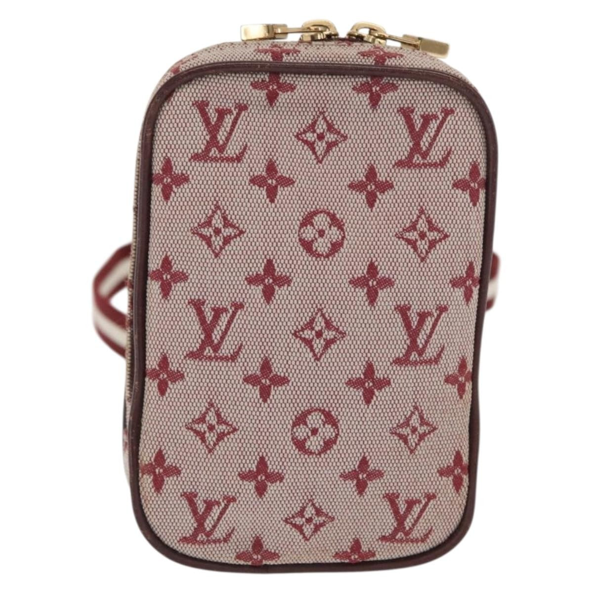 Louis Vuitton Camera Mini Lin Red Canvas Clutche & Pouche Bag (Pre-Owned)