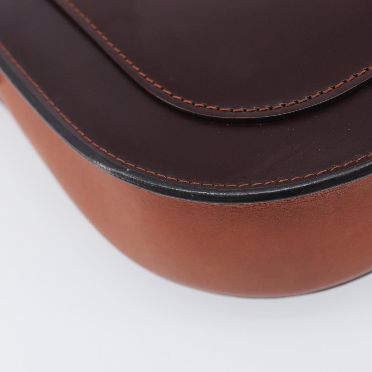 Celine Trotteur Calfskin Brown Leather Crossbody Bag Bag (Pre-Owned)