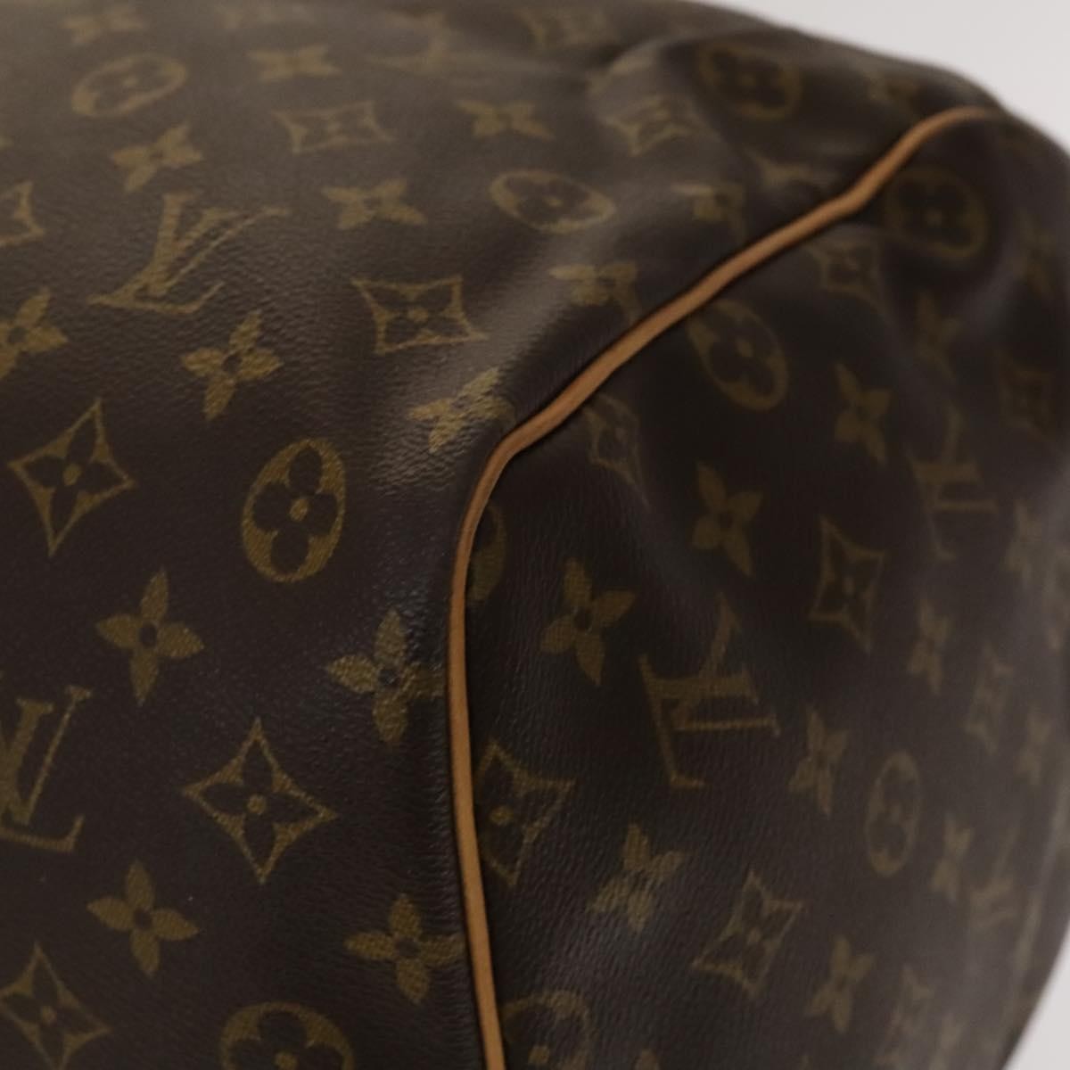 Louis Vuitton Keepall Monogram Canvas Brown Canvas Bag (Pre-Owned)