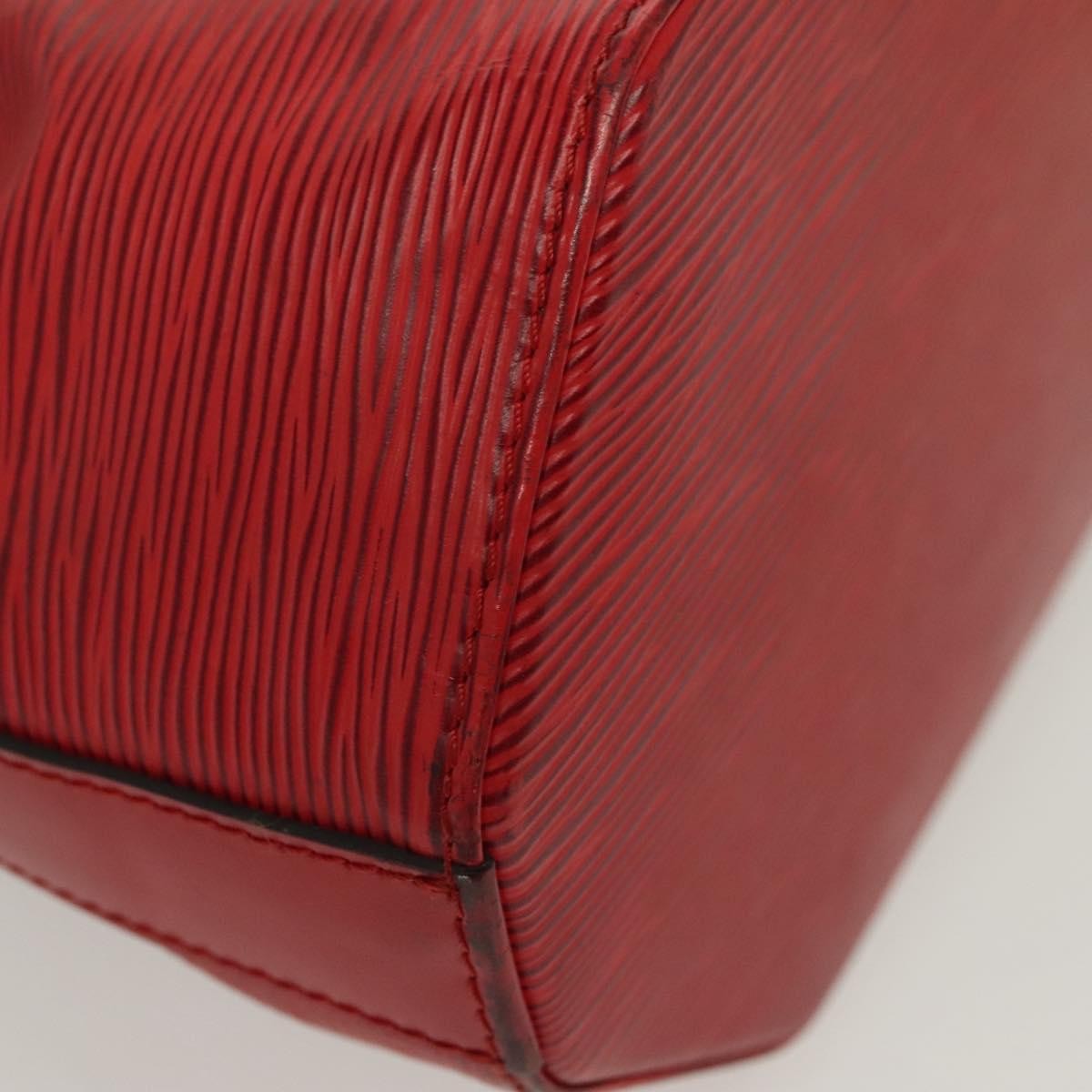 Louis Vuitton Vintage Sac D'epaule Epi Leather Red Leather Handbag (Pre-Owned)