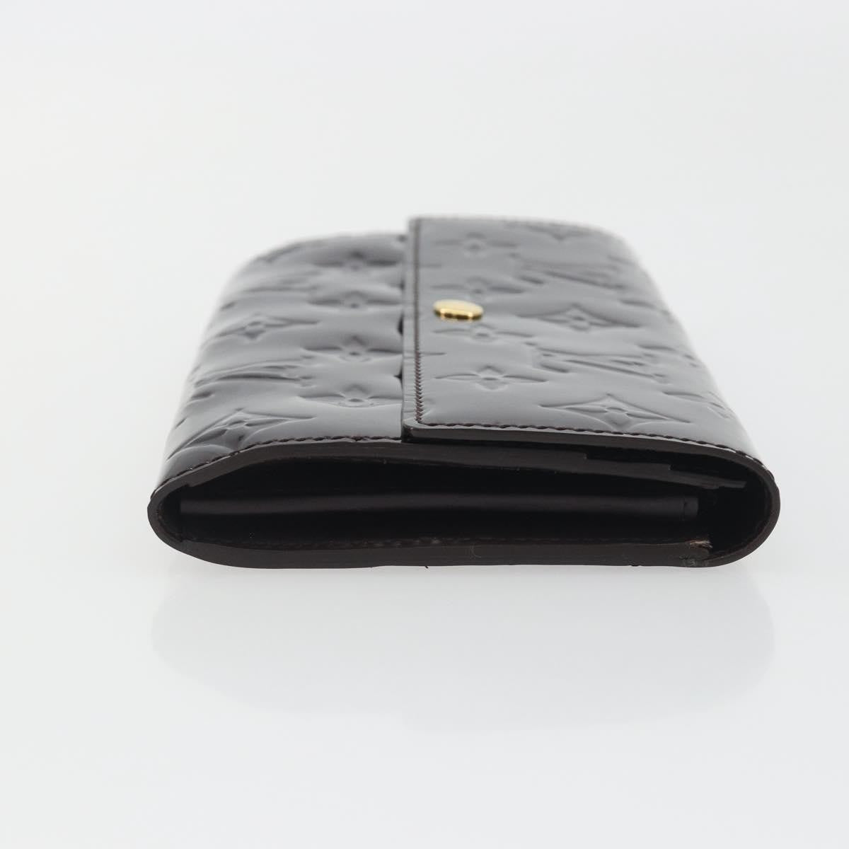 Louis Vuitton Sarah Monogram Vernis Burgundy Patent_Leather Clutche & Pouche Bag (Pre-Owned)