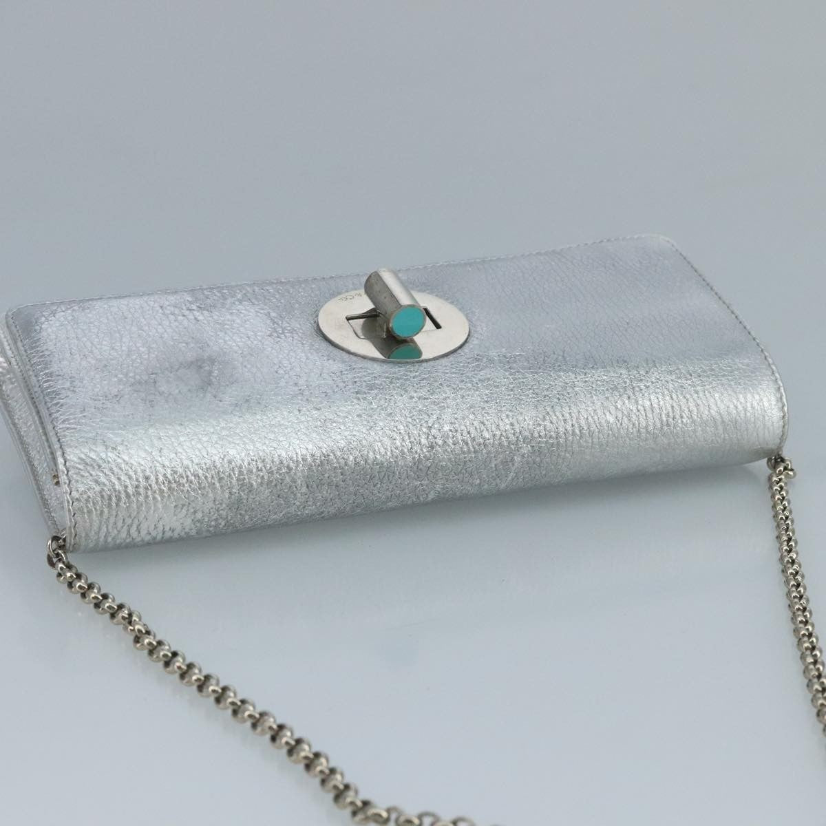 Tiffany & Co. Vintage Leather Silver Leather Shoulder Bag Bag (Pre-Owned)
