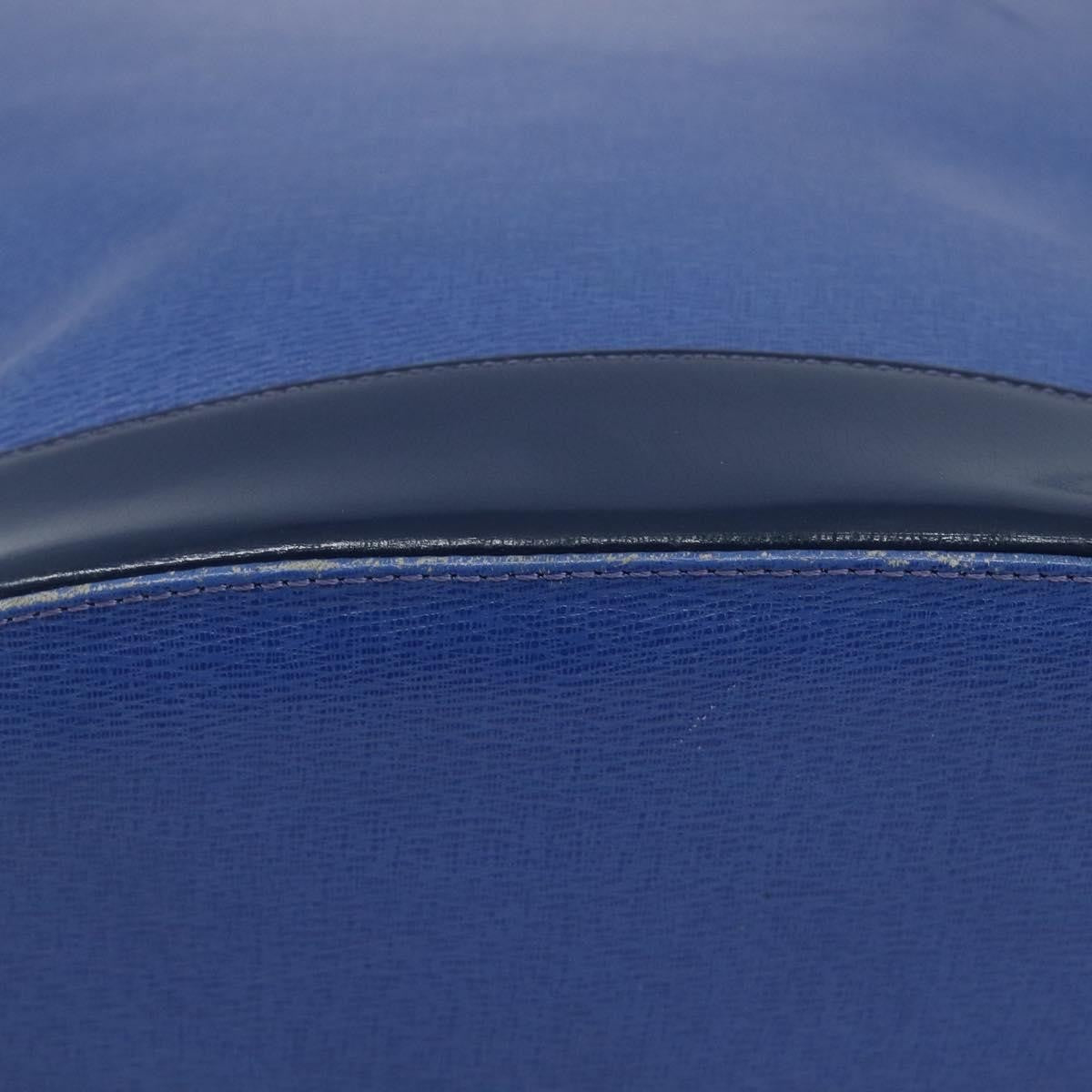 Burberry Shoulder Leather Blue Leather Shoulder Bag Bag (Pre-Owned)