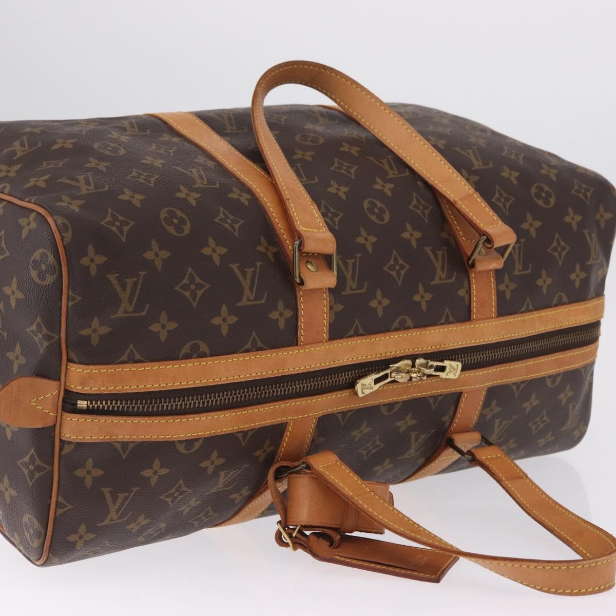 Louis Vuitton Sac Souple Monogram Canvas Brown Canvas Handbag (Pre-Owned)