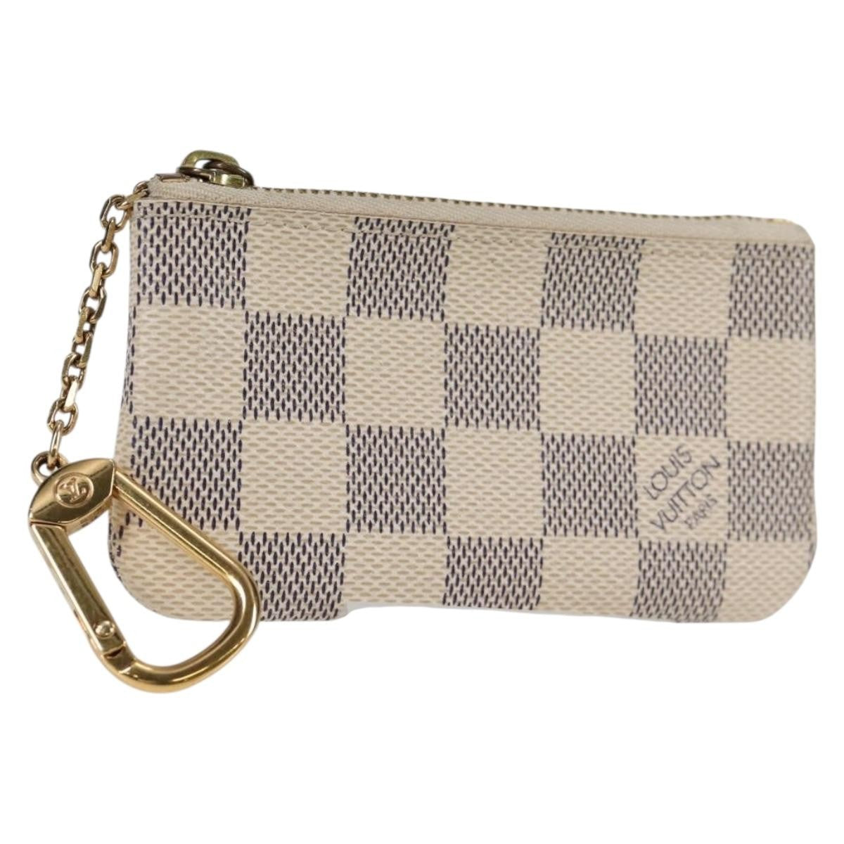 Louis Vuitton Pochette Clés Nm Canvas White Canvas Wallets Accessory (Pre-Owned)