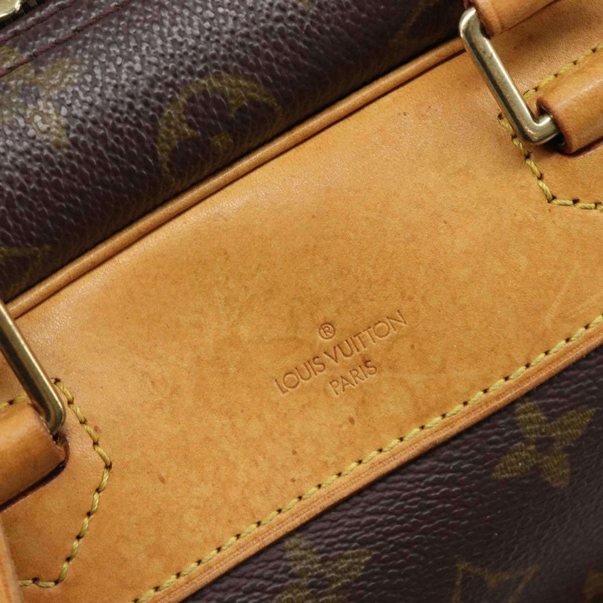 Louis Vuitton Deauville Monogram Canvas Brown Canvas Handbag (Pre-Owned)