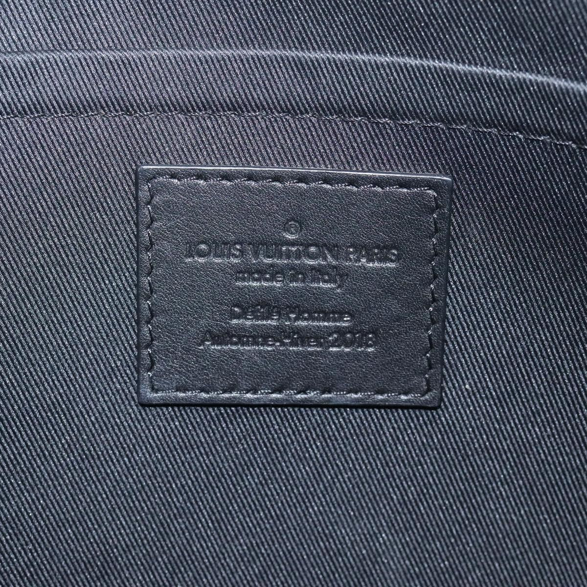 Louis Vuitton Pochette Cosmos Limited Edition Monogram Glaze Canvas Black Canvas Clutche & Pouche Bag (Pre-Owned)