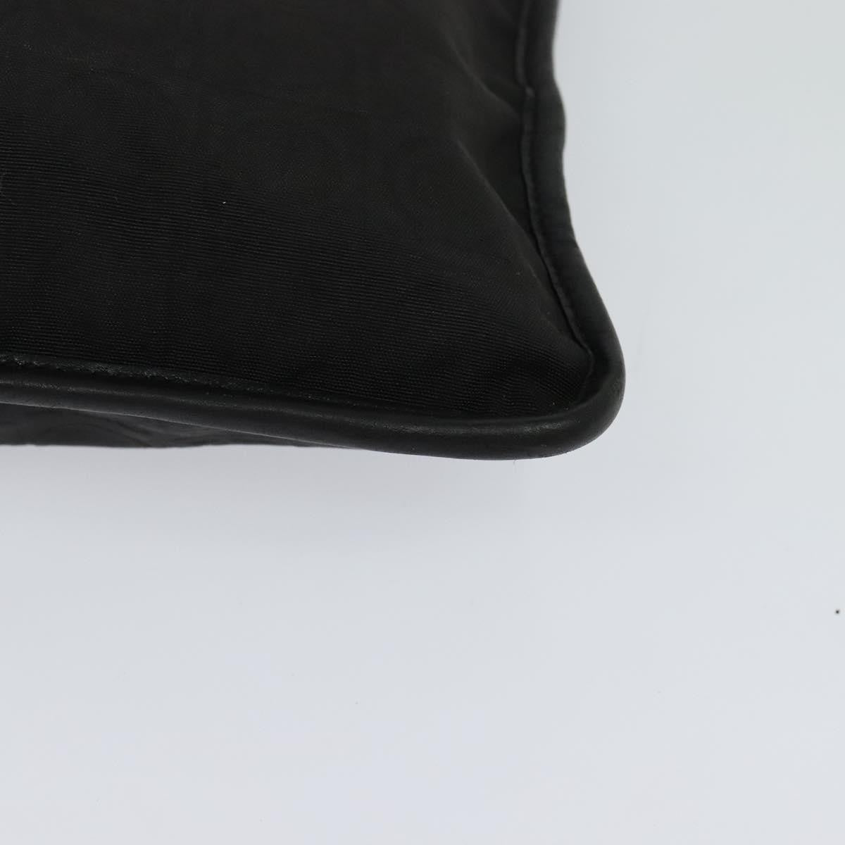 Salvatore Ferragamo Vintage Nylon Black Nylon Shoulder Bag Bag (Pre-Owned)