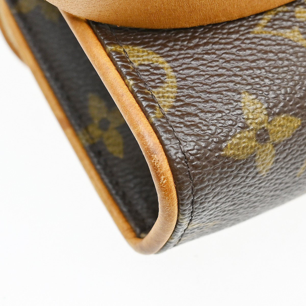 Louis Vuitton Florentine Waist Monogram Canvas Brown Canvas Clutche & Pouche Bag (Pre-Owned)