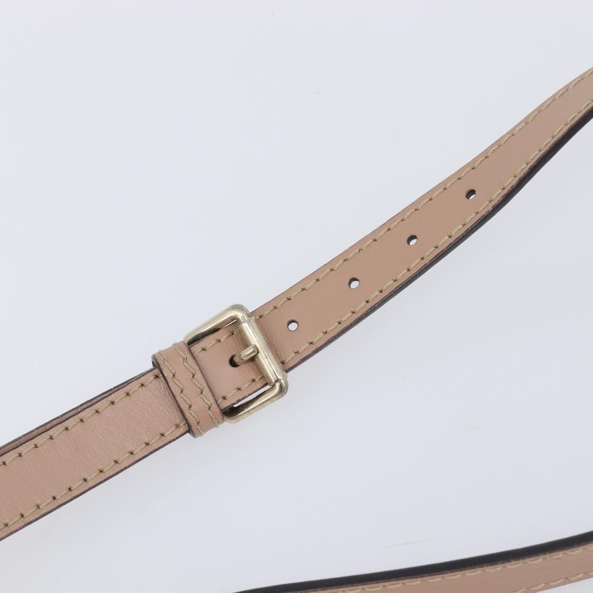 Gucci Mayfair Messenger Gg Canvas And Leather Beige Canvas Shoulder Bag Bag (Pre-Owned)