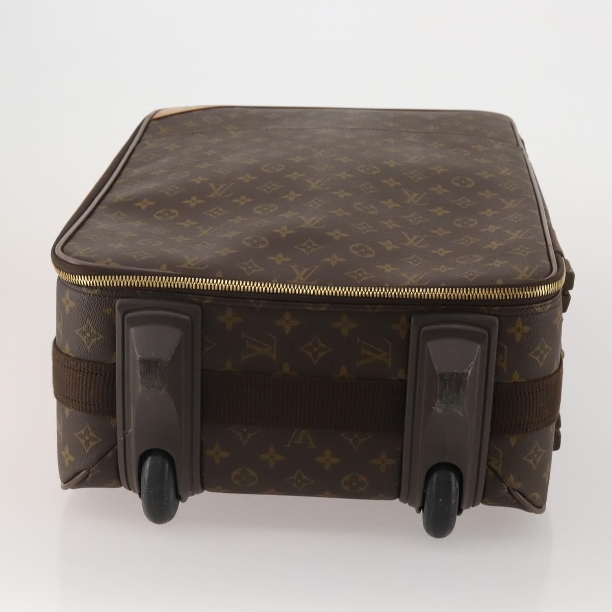Louis Vuitton Pegase Luggage Monogram Canvas Brown Canvas Travel Bag Bag (Pre-Owned)