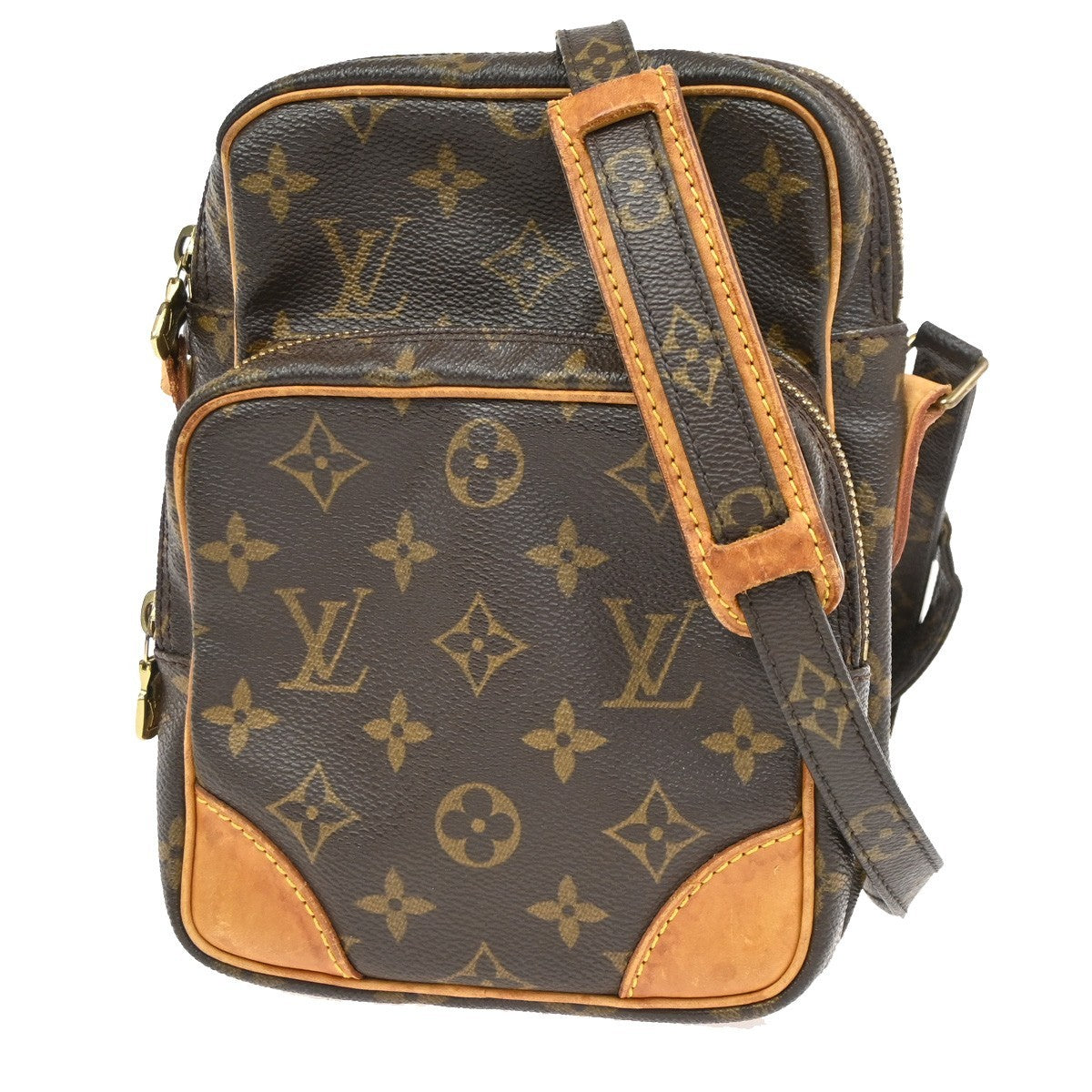 Louis Vuitton Amazone Monogram Canvas Brown Canvas Shoulder Bag Bag (Pre-Owned)