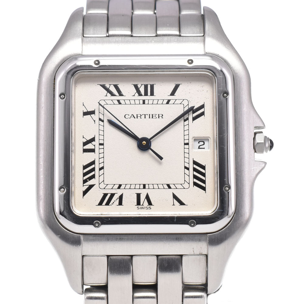 Cartier Panthere De Cartier Quartz Yellow Gold With Diamond Bezel And Lugs Watch (Pre-Owned)