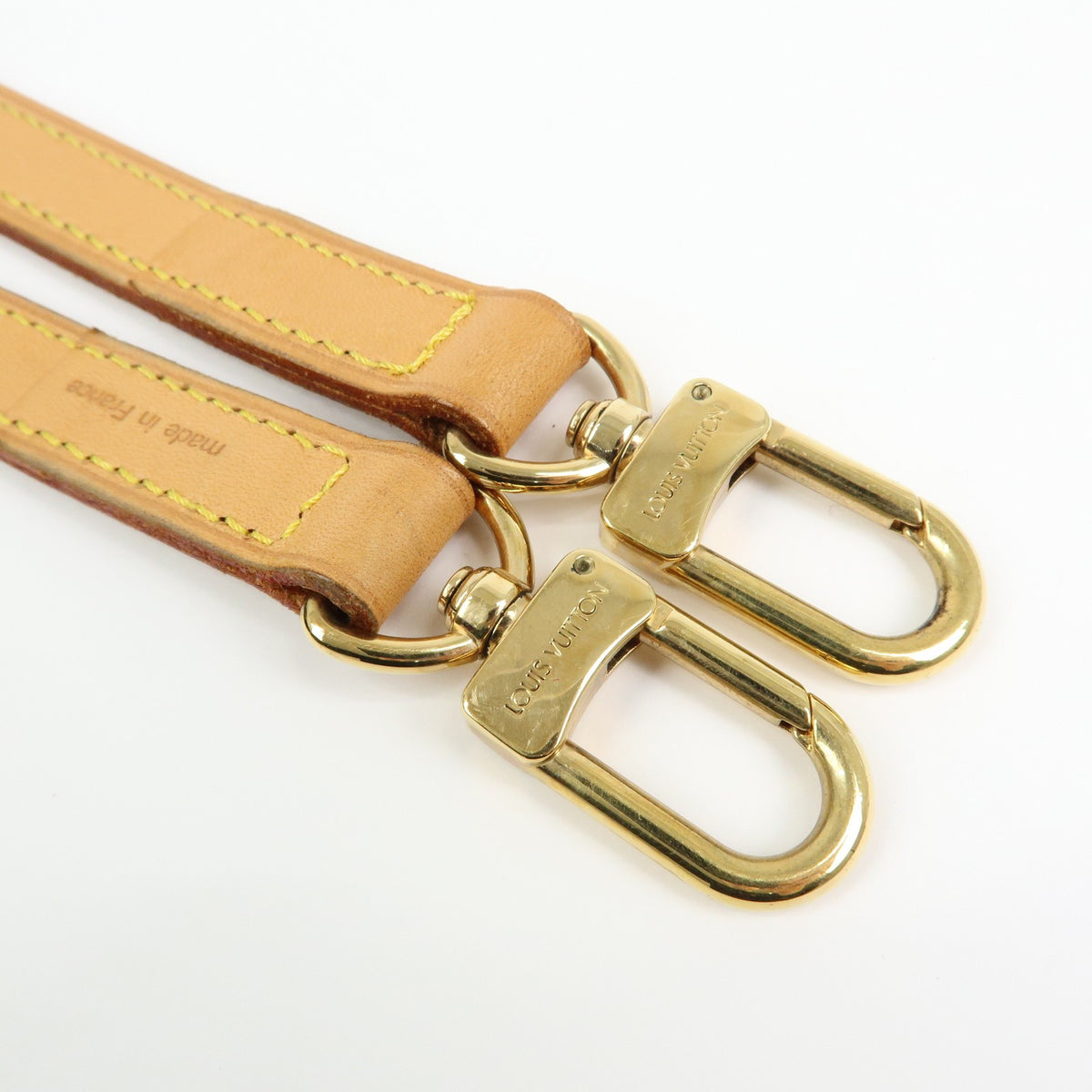 Louis Vuitton Shoulder Strap Vachetta Leather Beige Leather Straps Accessory (Pre-Owned)