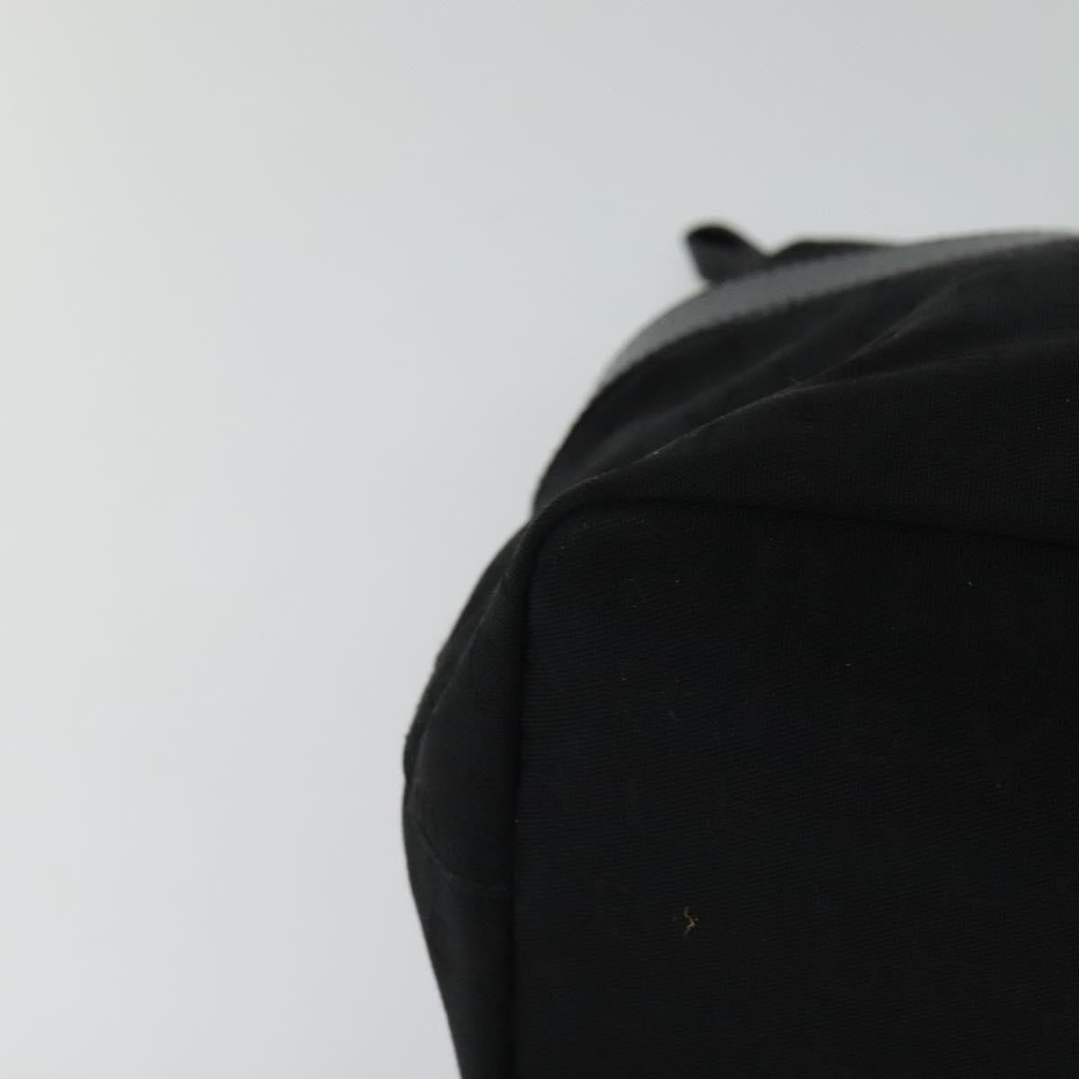 Bvlgari Logomania Canvas Black Canvas Shoulder Bag Bag (Pre-Owned)