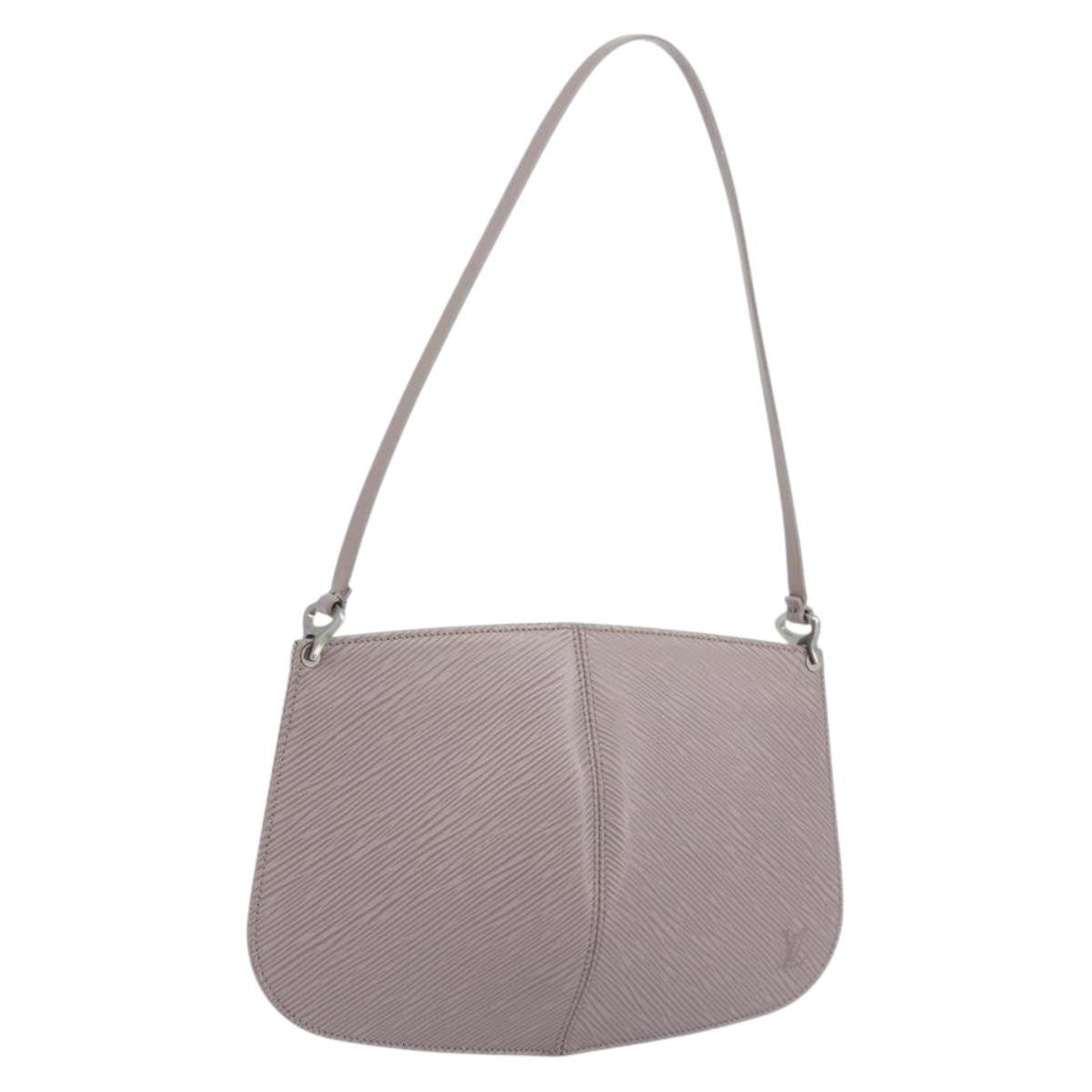 Louis Vuitton Demi Lune Pochette Epi Leather Purple Leather Clutche & Pouche Bag (Pre-Owned)