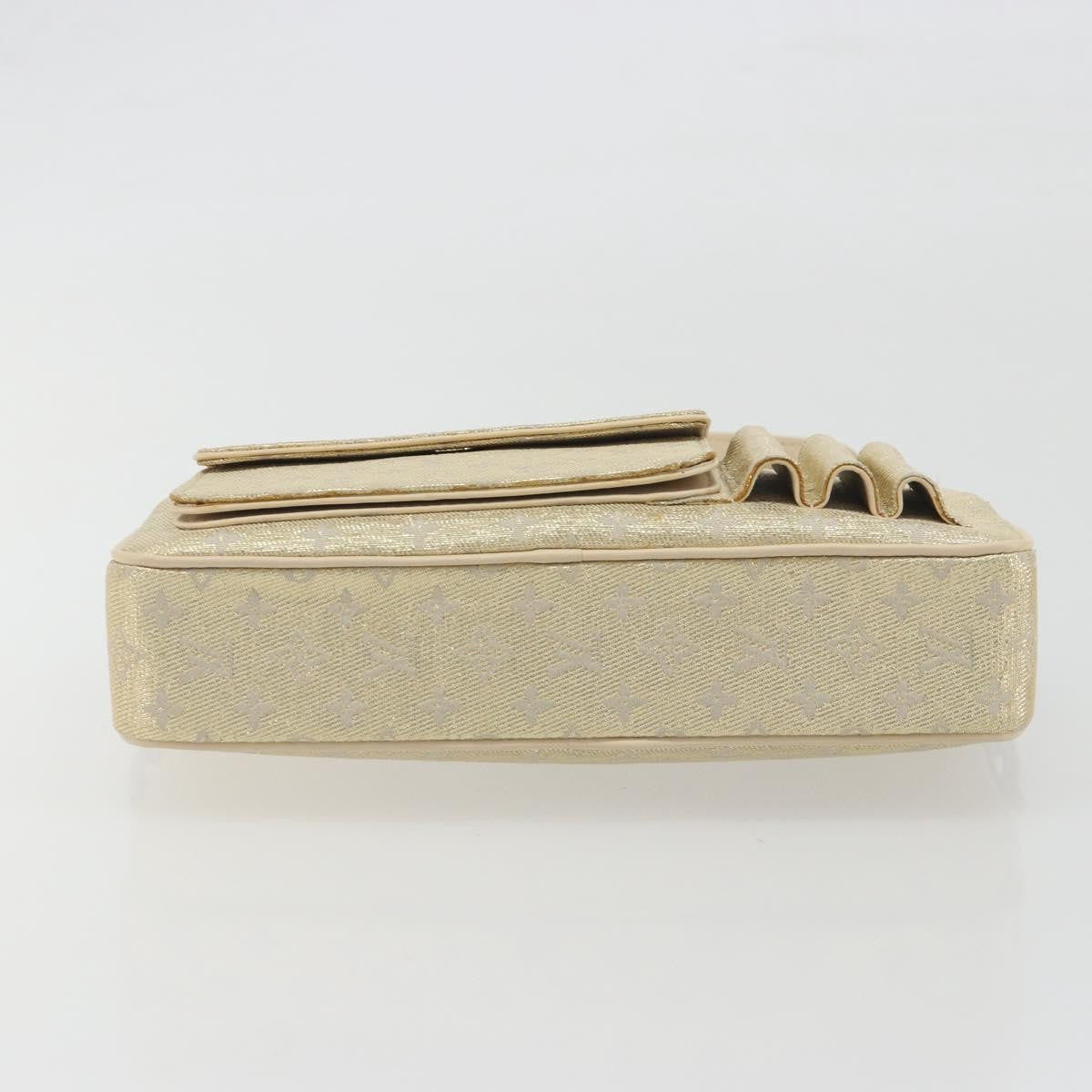 Louis Vuitton Mckenna Mini Lin Gold Canvas Shoulder Bag Bag (Pre-Owned)