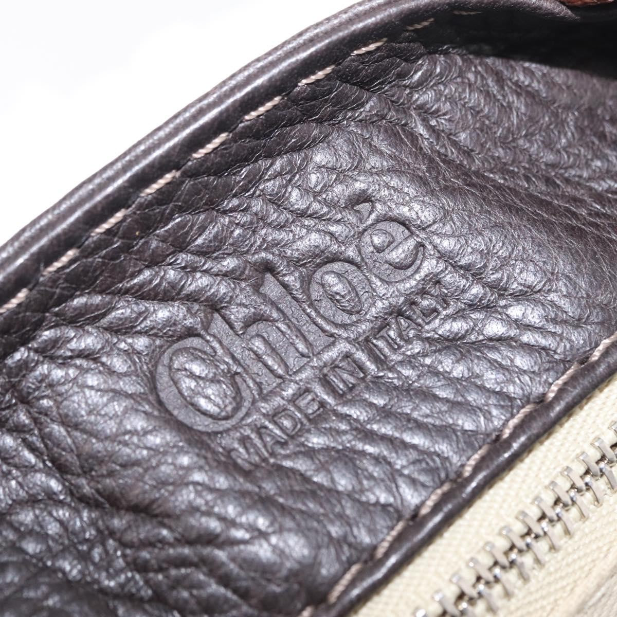 Chloe Paddington Lock Leather Brown Leather Handbag (Pre-Owned)
