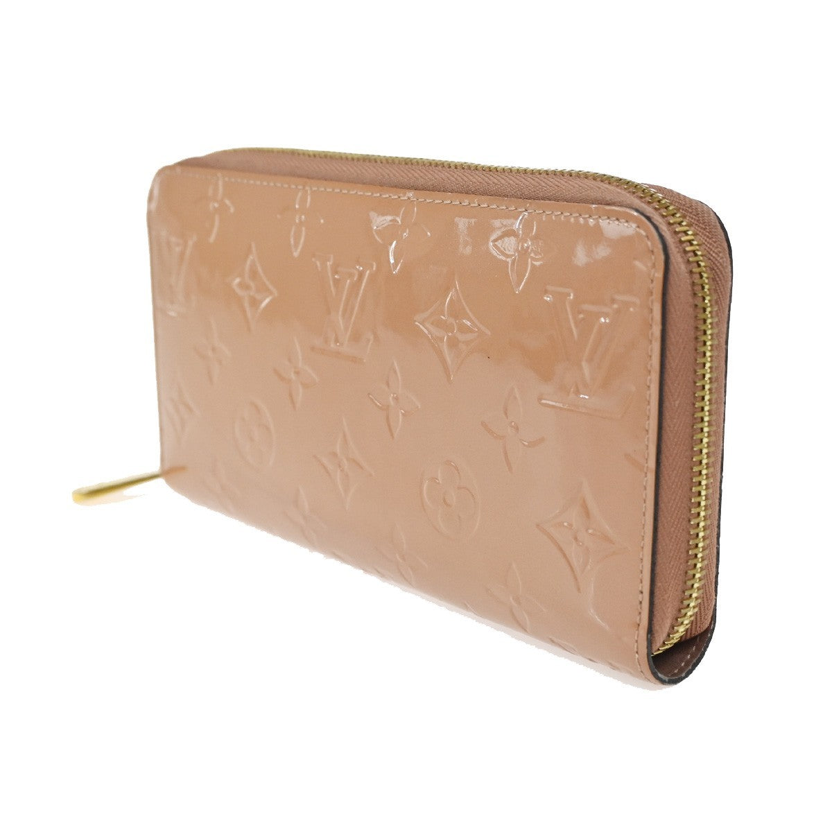 Louis Vuitton Portefeuille Zippy Monogramme Empreinte Monogramme Empreinte Pink Patent_Leather Wallets Accessory (Pre-Owned)
