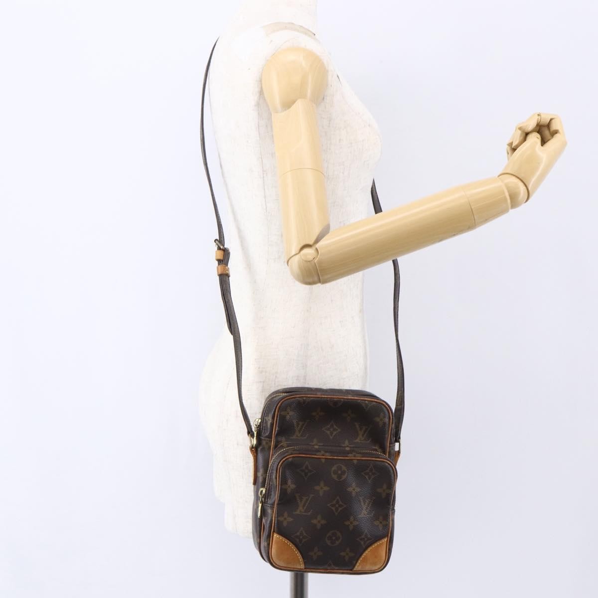 Louis Vuitton Amazone Monogram Canvas Brown Canvas Shoulder Bag Bag (Pre-Owned)