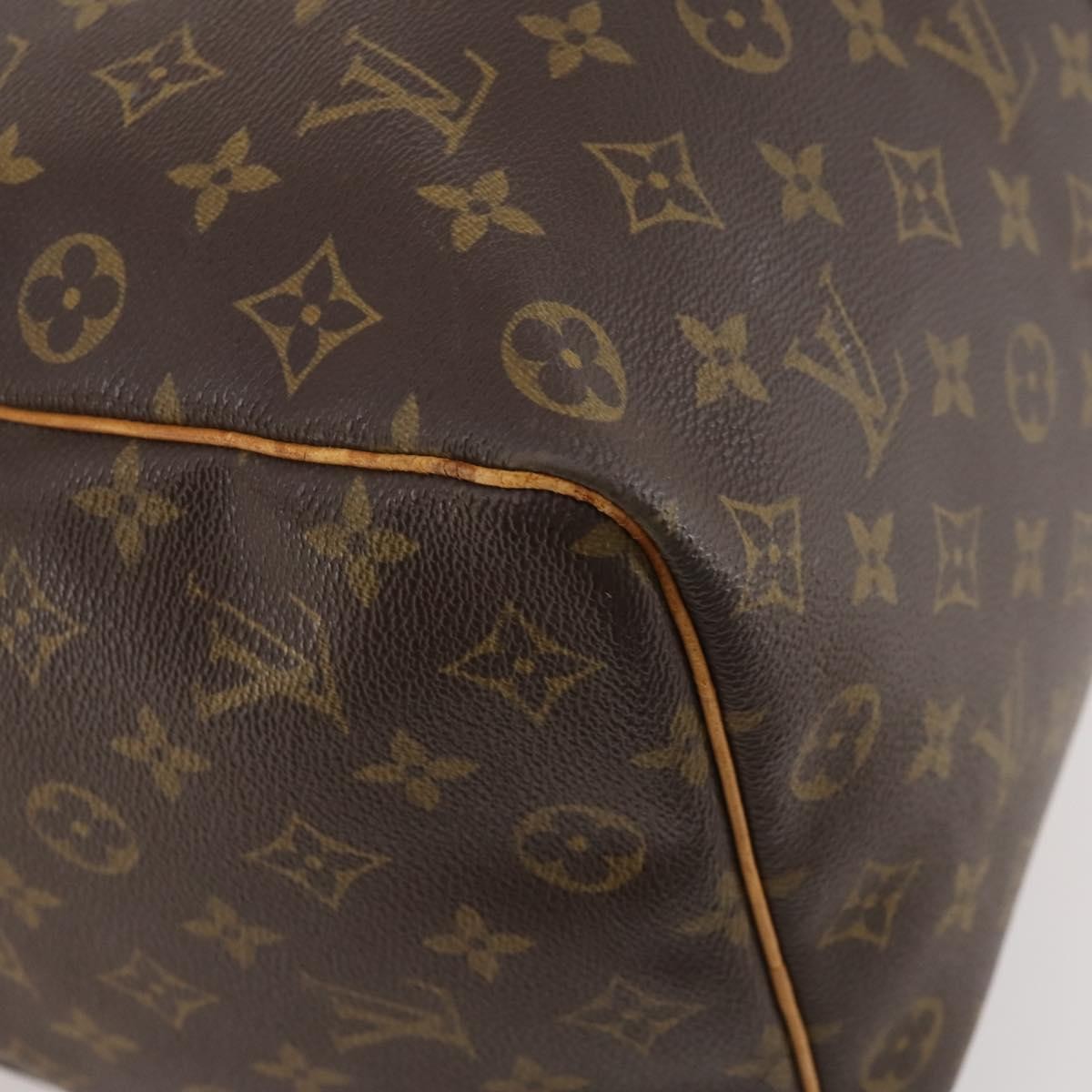 Louis Vuitton Keepall Monogram Canvas Brown Canvas Travel Bag Bag (Pre-Owned)