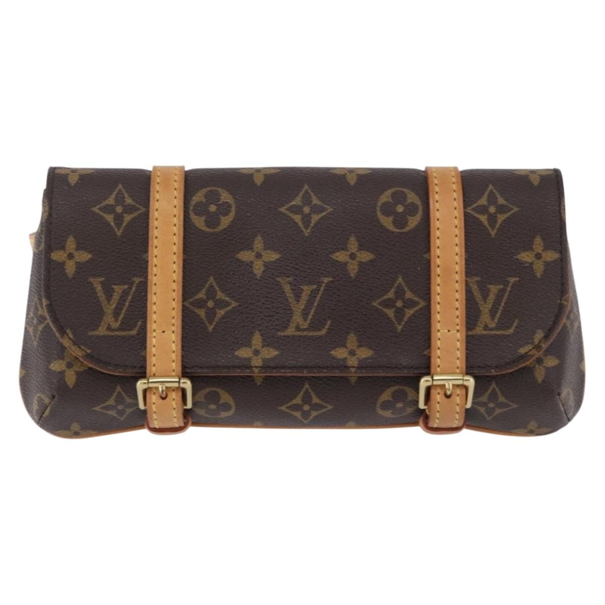 Louis Vuitton Marelle Waist Monogram Canvas Brown Canvas Handbag (Pre-Owned)