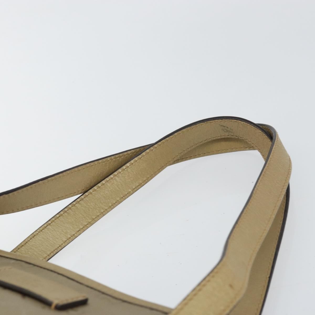 Gucci Plus Gg Imprime Gold Pvc Tote Bag Bag (Pre-Owned)