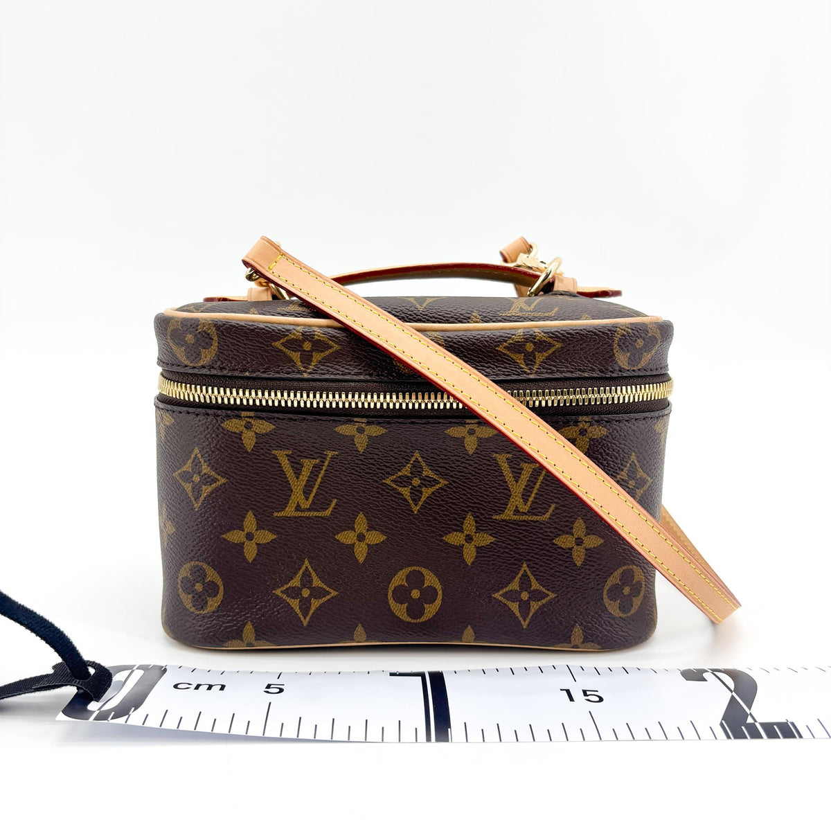 Louis Vuitton Nice Vanity Case Monogram Canvas Brown Canvas Handbag (Pre-Owned)