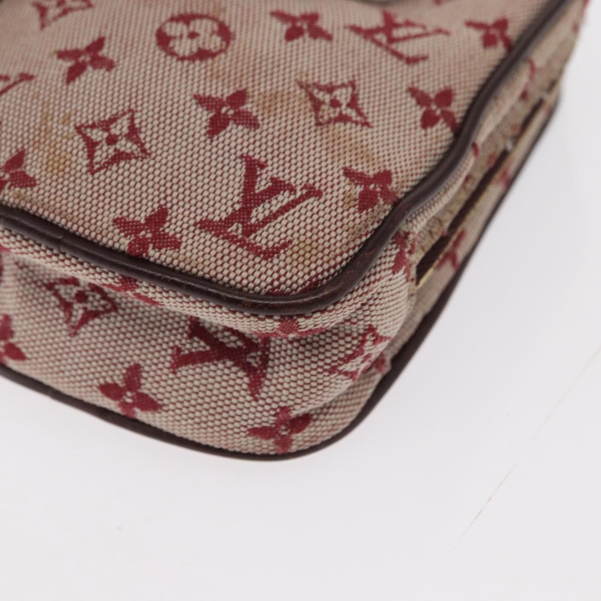 Louis Vuitton Camera Mini Lin Red Canvas Clutche & Pouche Bag (Pre-Owned)