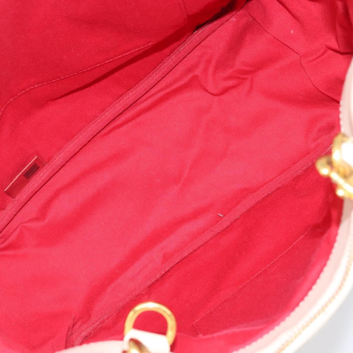 Chloe Eden Leather White Leather Tote Bag Bag (Pre-Owned)
