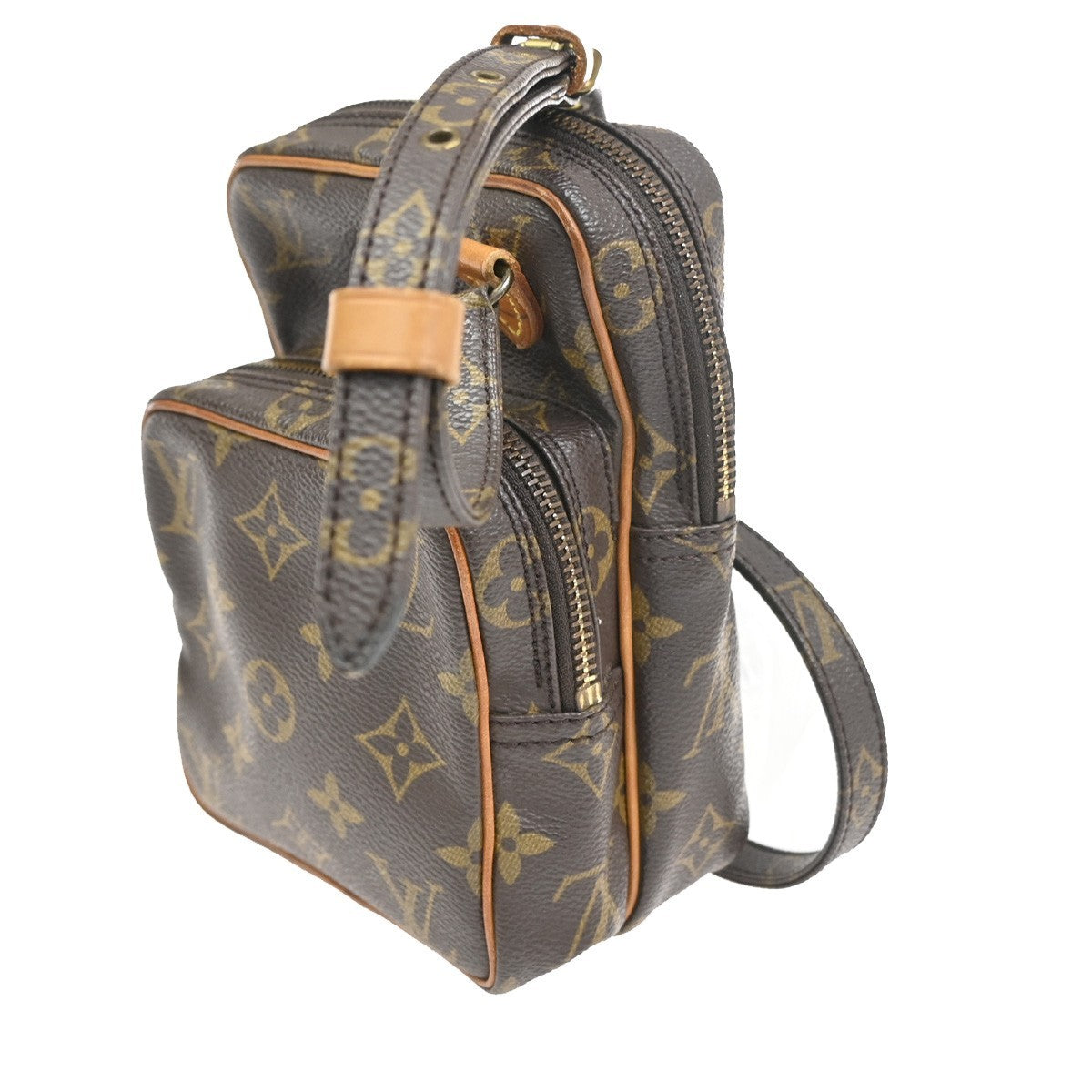 Louis Vuitton Amazone Monogram Canvas Brown Canvas Shoulder Bag Bag (Pre-Owned)