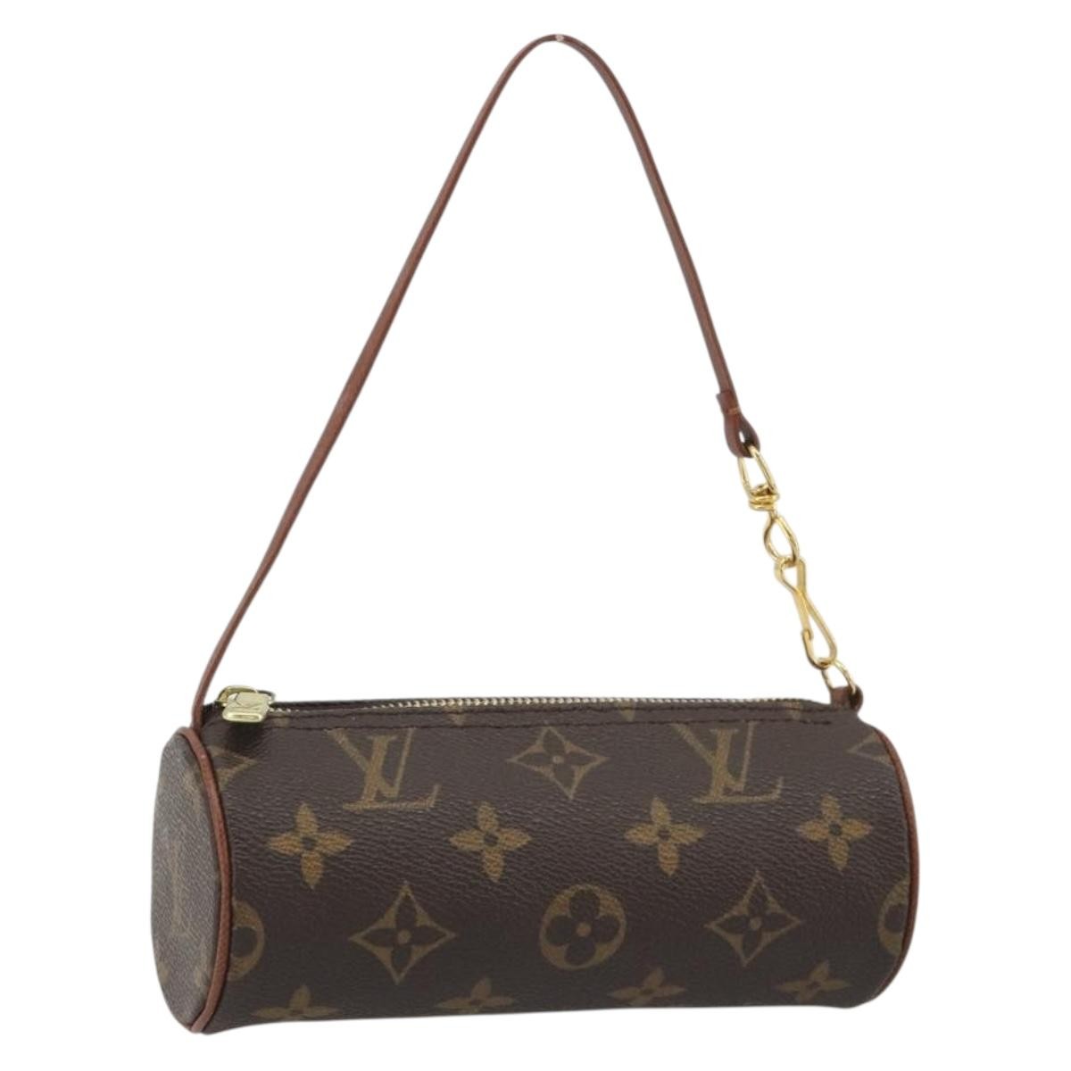 Louis Vuitton Papillon Pochette Monogram Canvas Brown Canvas Clutche & Pouche Bag (Pre-Owned)