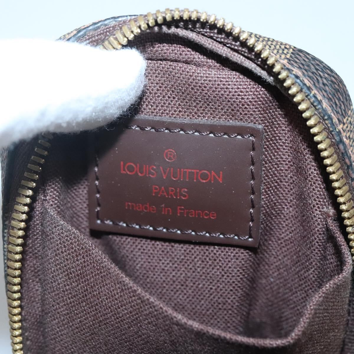 Louis Vuitton Etui Okapi Camera Case Damier Ebene Brown Canvas Bag (Pre-Owned)