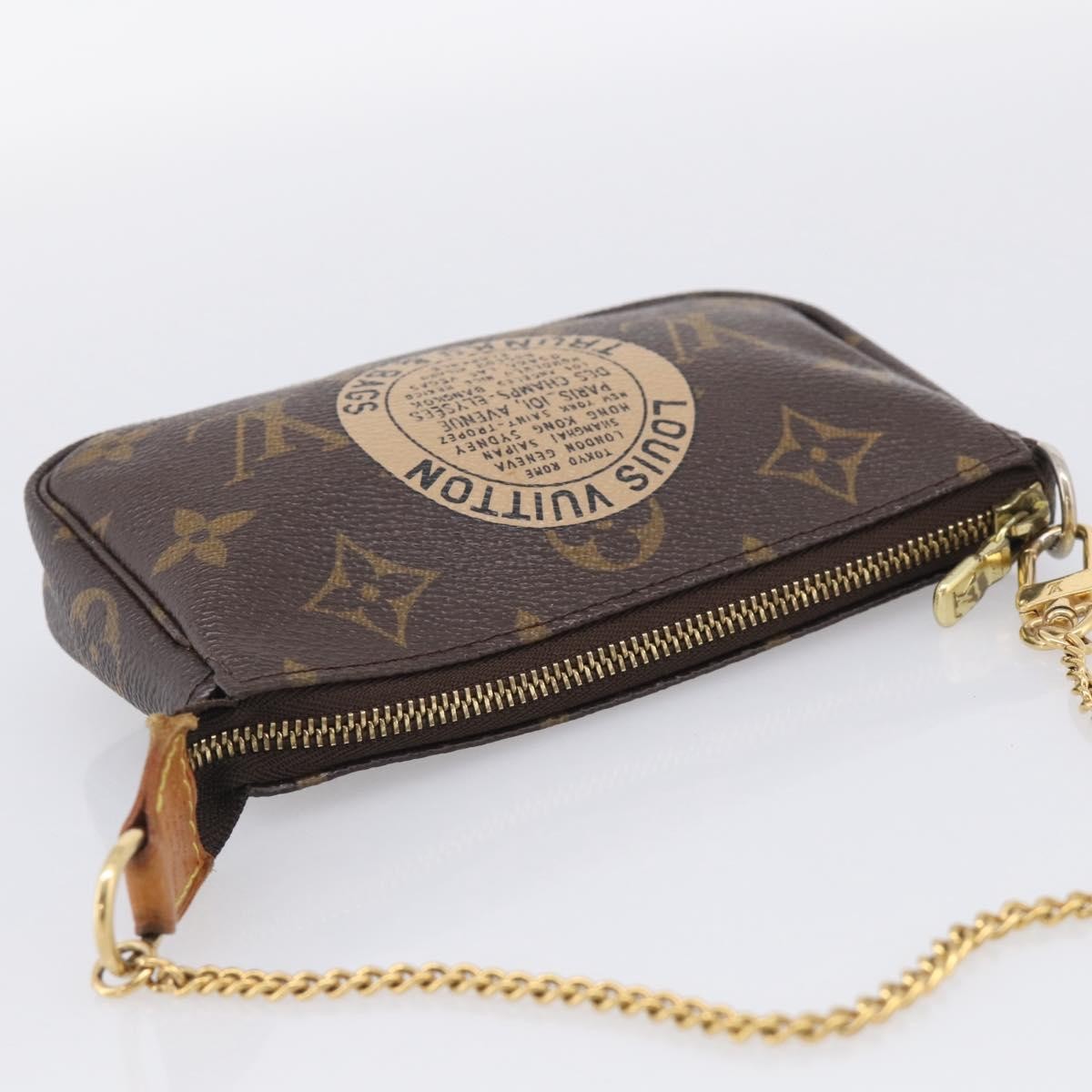 Louis Vuitton Pochette Accessoires Limited Edition Monogram Canvas Brown Canvas Clutche & Pouche Bag (Pre-Owned)