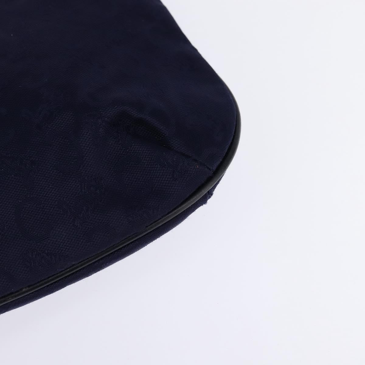 Celine C Sulky Canvas Navy Canvas Handbag (Pre-Owned)