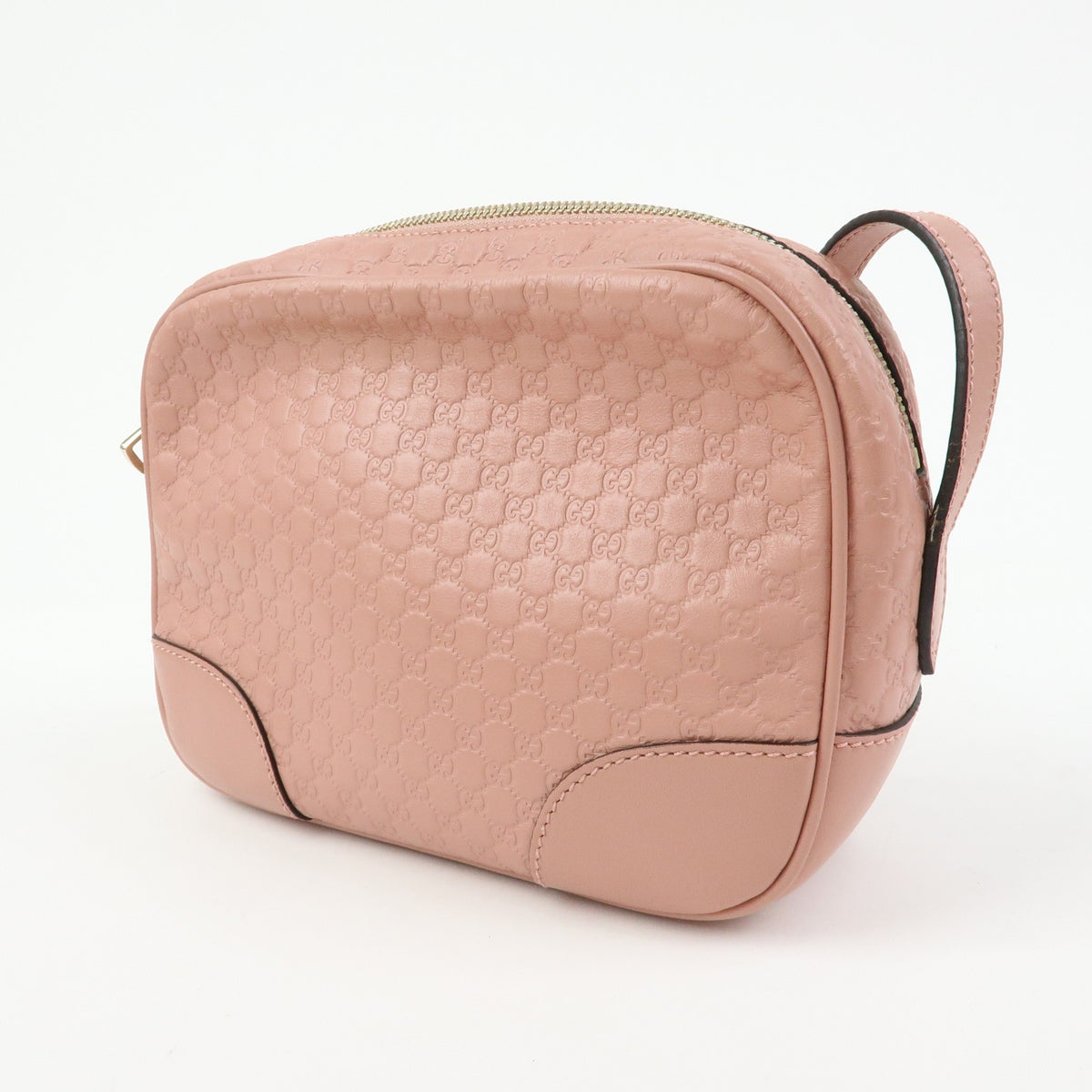 Gucci Bree Disco Microguccissima Leather Pink Leather Crossbody Bag Bag (Pre-Owned)
