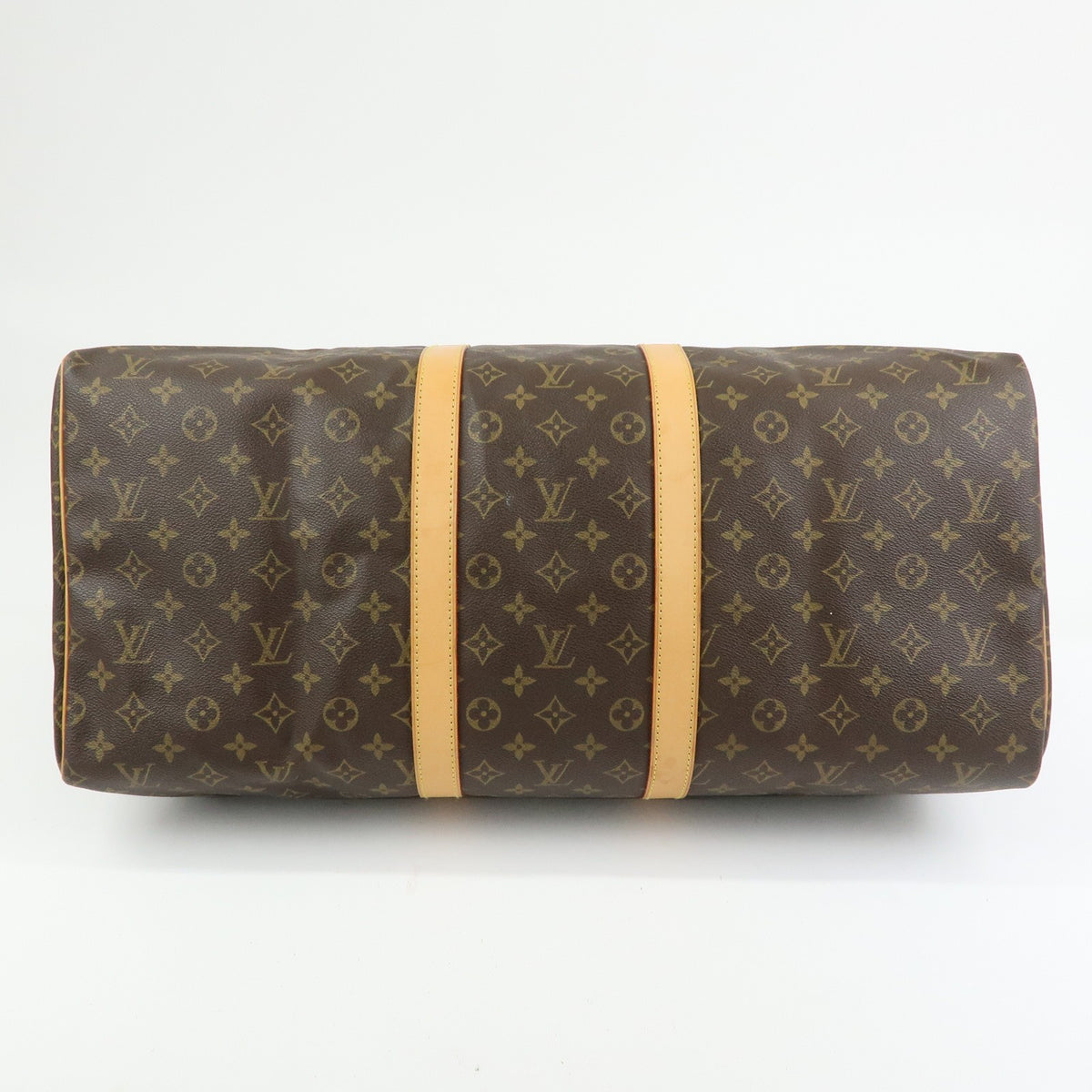 Louis Vuitton Keepall Monogram Canvas Brown Canvas Travel Bag Bag (Pre-Owned)