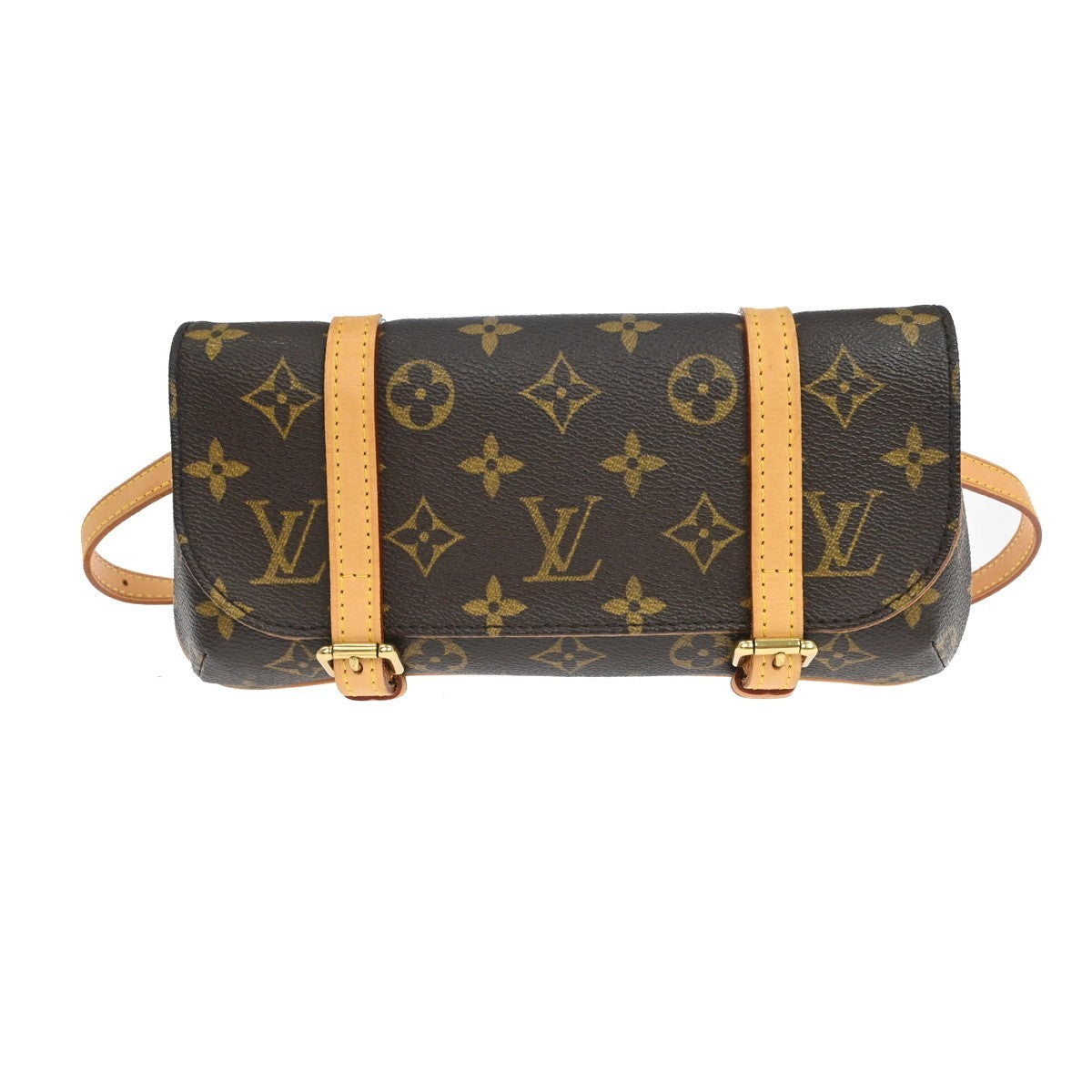 Louis Vuitton Marelle Waist Monogram Canvas Brown Canvas Clutche & Pouche Bag (Pre-Owned)