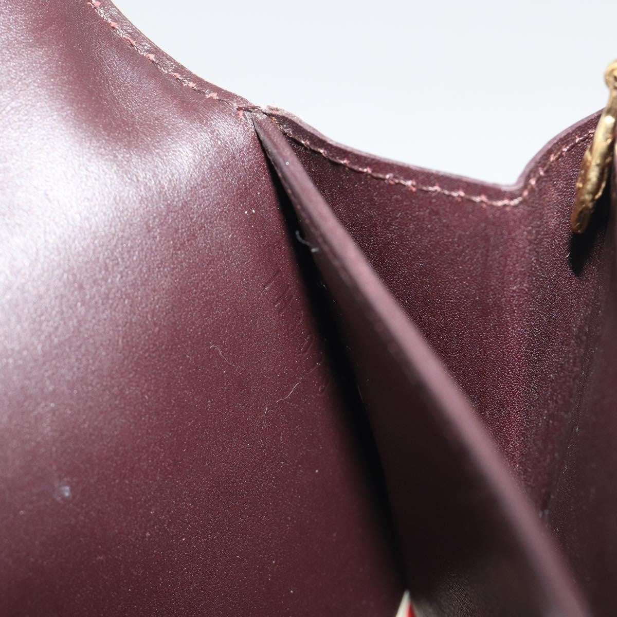 Louis Vuitton Sarah Monogram Vernis Burgundy Patent_Leather Clutche & Pouche Bag (Pre-Owned)