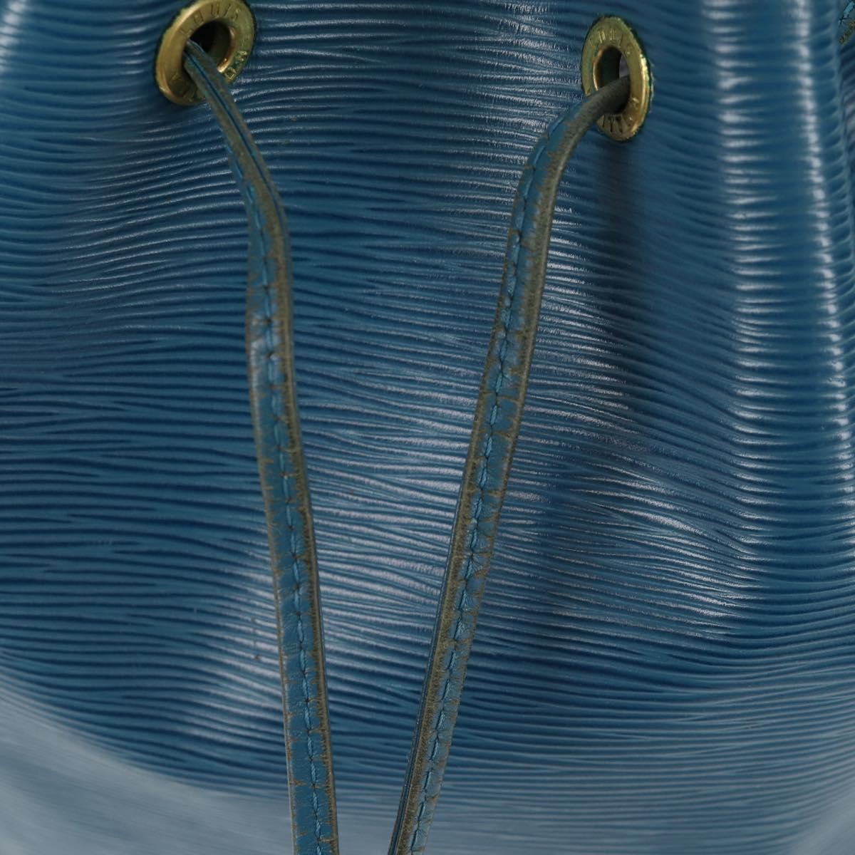 Louis Vuitton Petit Noe Epi Leather Blue Leather Shoulder Bag Bag (Pre-Owned)