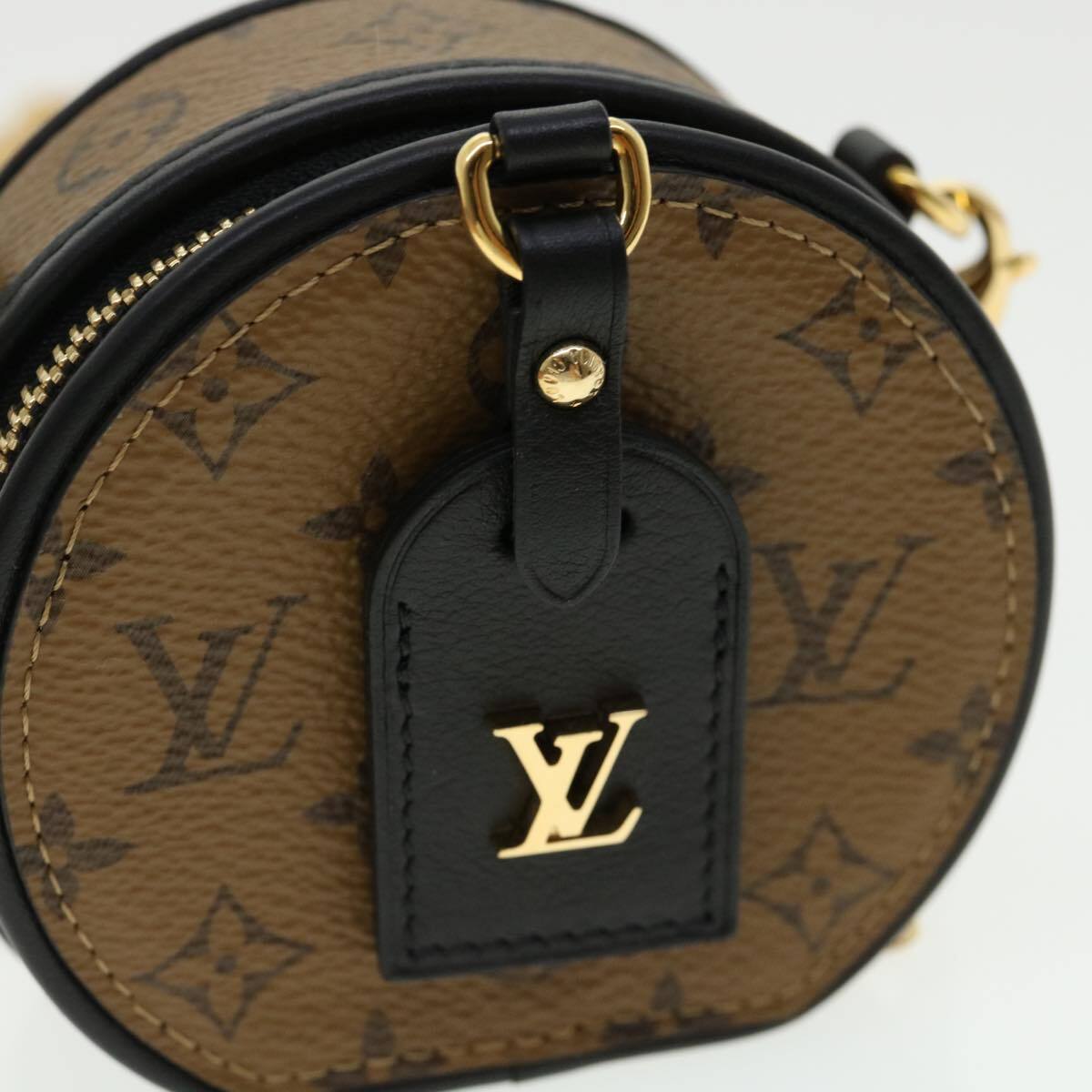 Louis Vuitton Boite Chapeau Souple Reverse Monogram Giant Brown Canvas Bag (Pre-Owned)