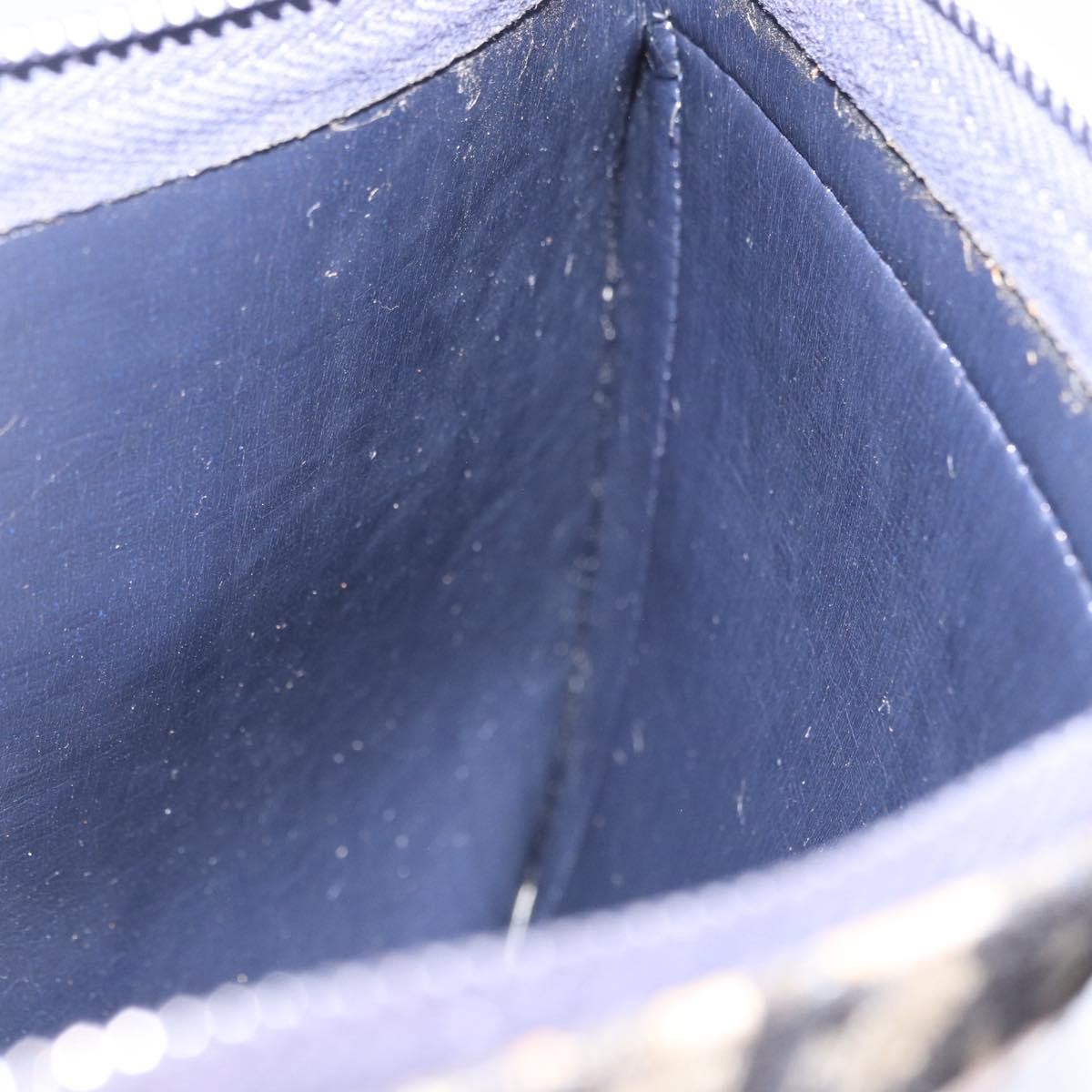 Christian Dior Trotter Shoulder Canvas Navy Canvas Handbag (Pre-Owned)