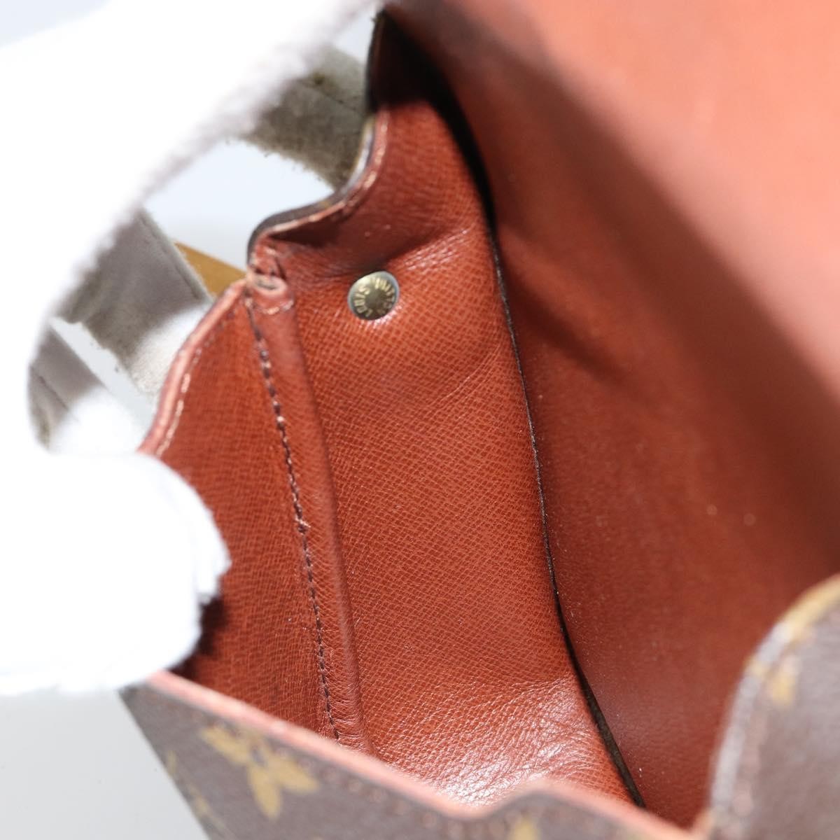 Louis Vuitton Cartouchiere Monogram Canvas Brown Canvas Shoulder Bag Bag (Pre-Owned)
